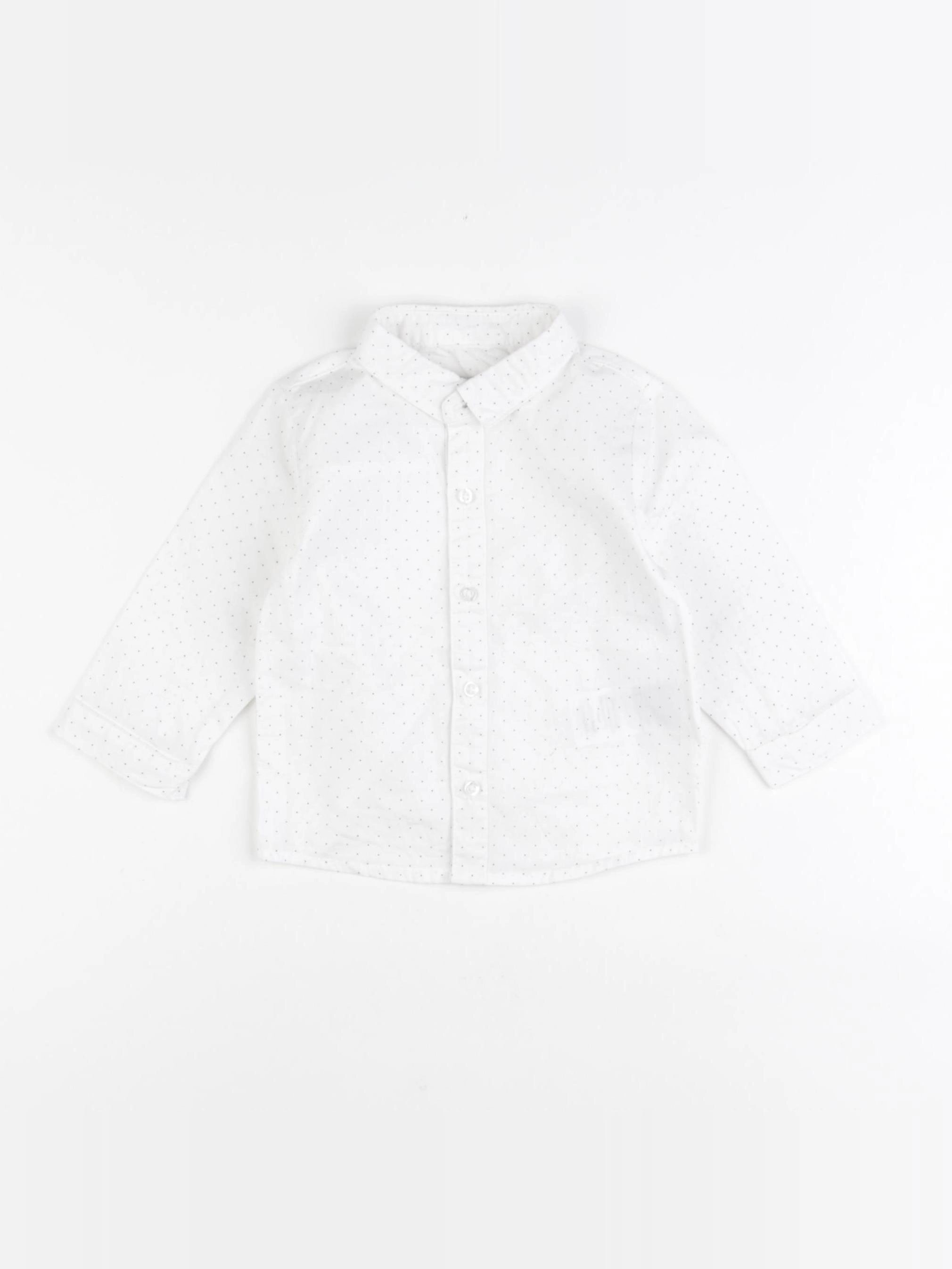 Vertbaudet - chemise blanc - 9 mois