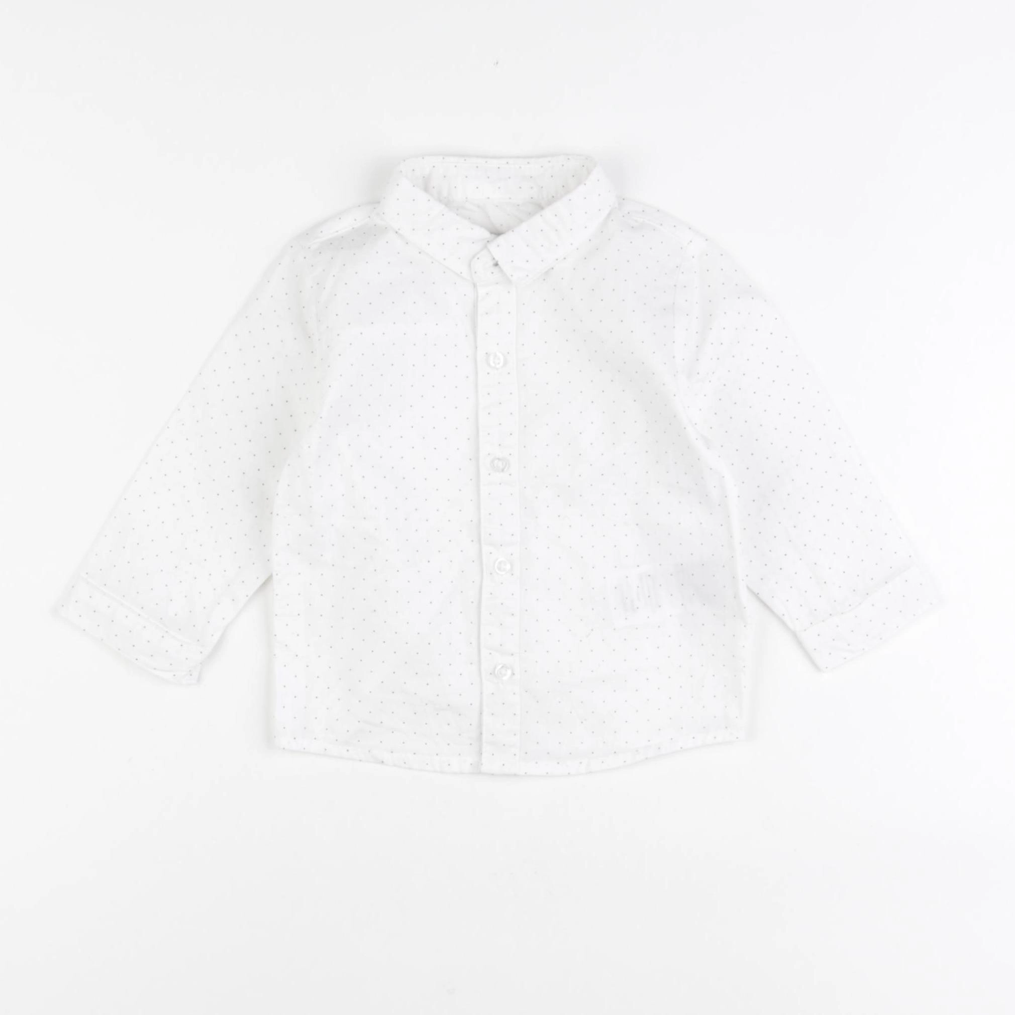 Vertbaudet - chemise blanc - 9 mois