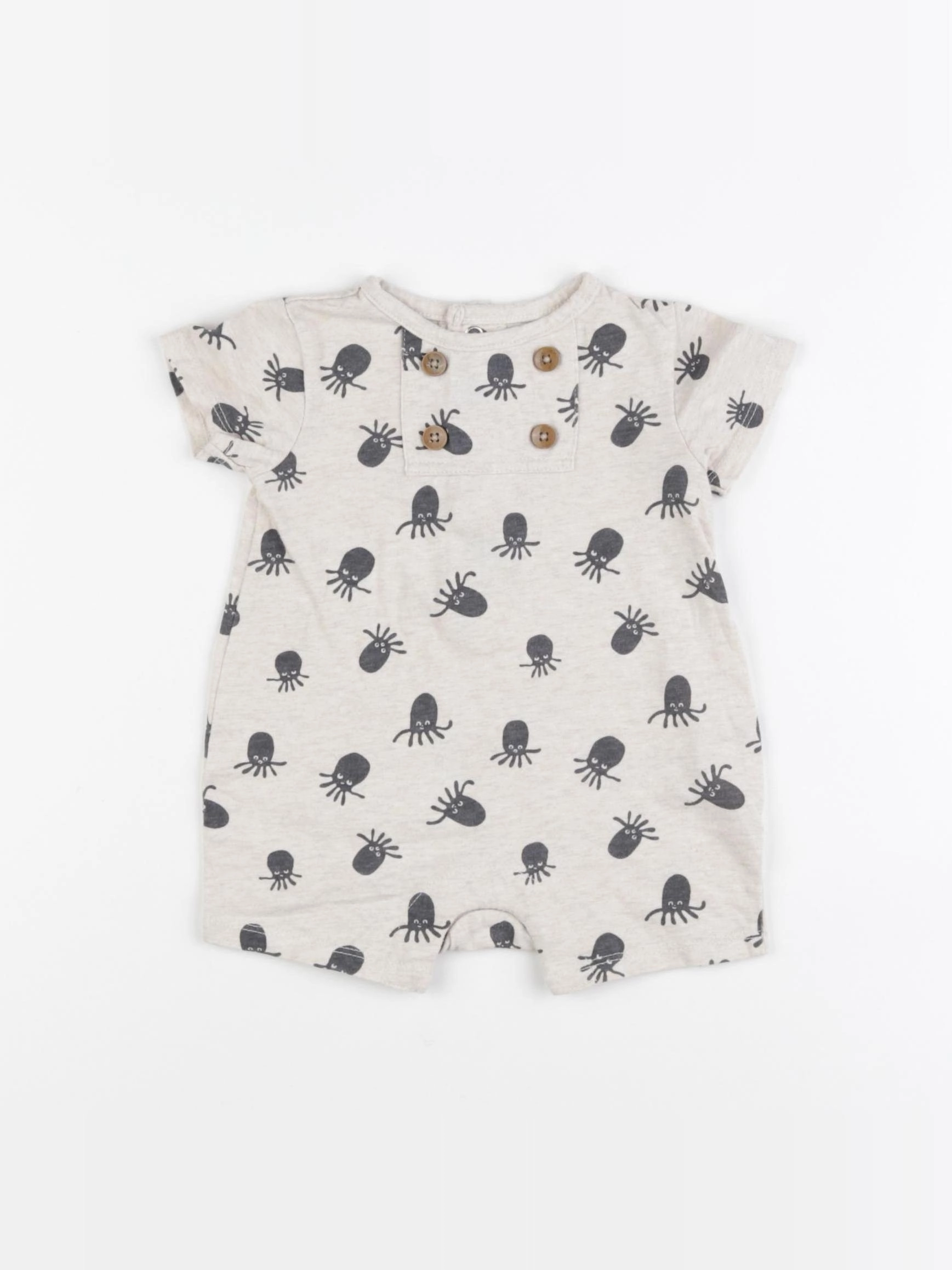 La Redoute - pyjama coton beige - 3 mois