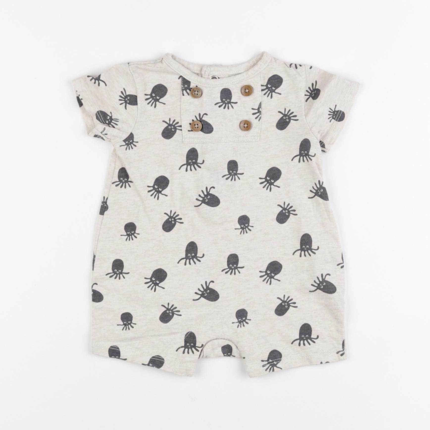 La Redoute - pyjama coton beige - 3 mois