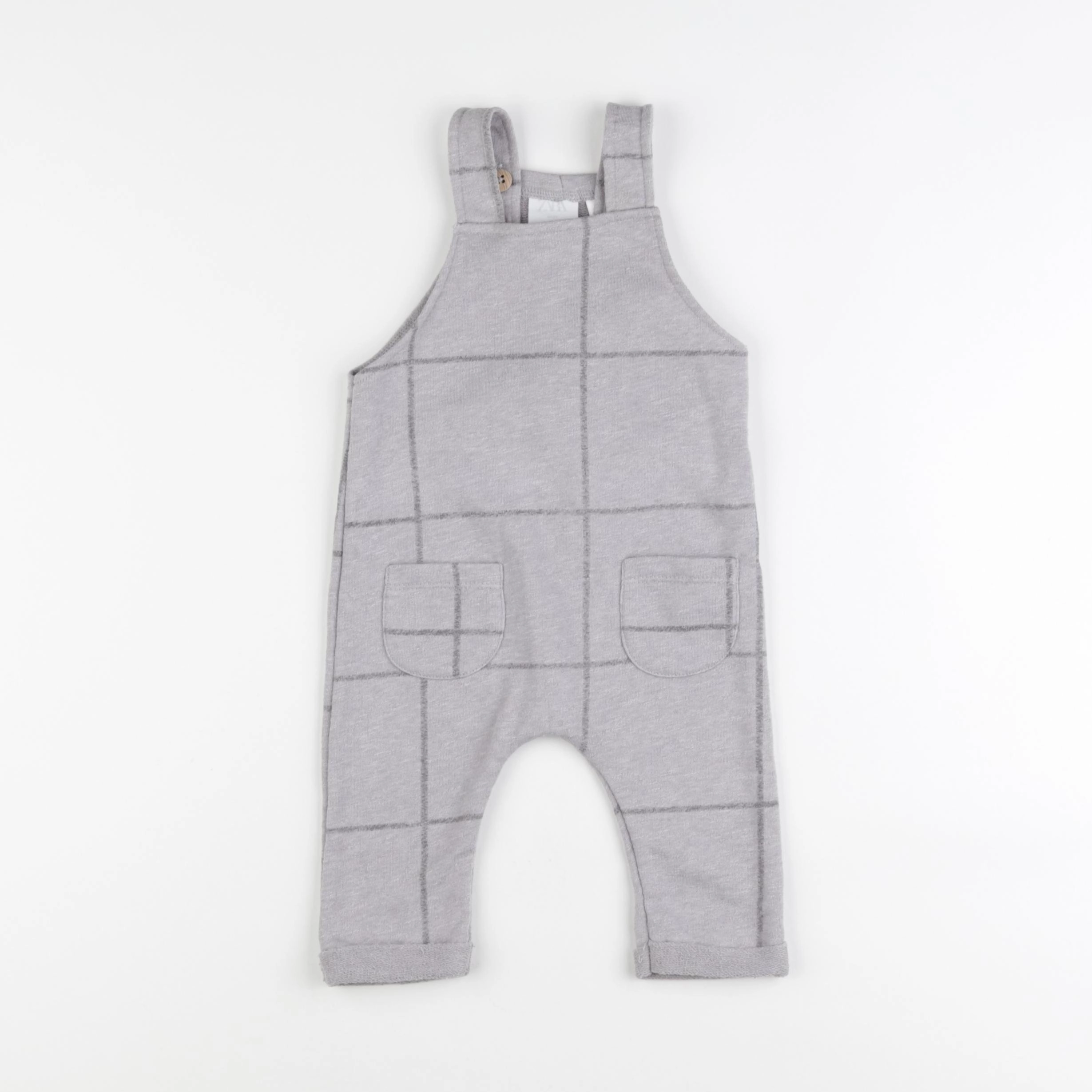 Zara - combinaison gris - 3/6 mois