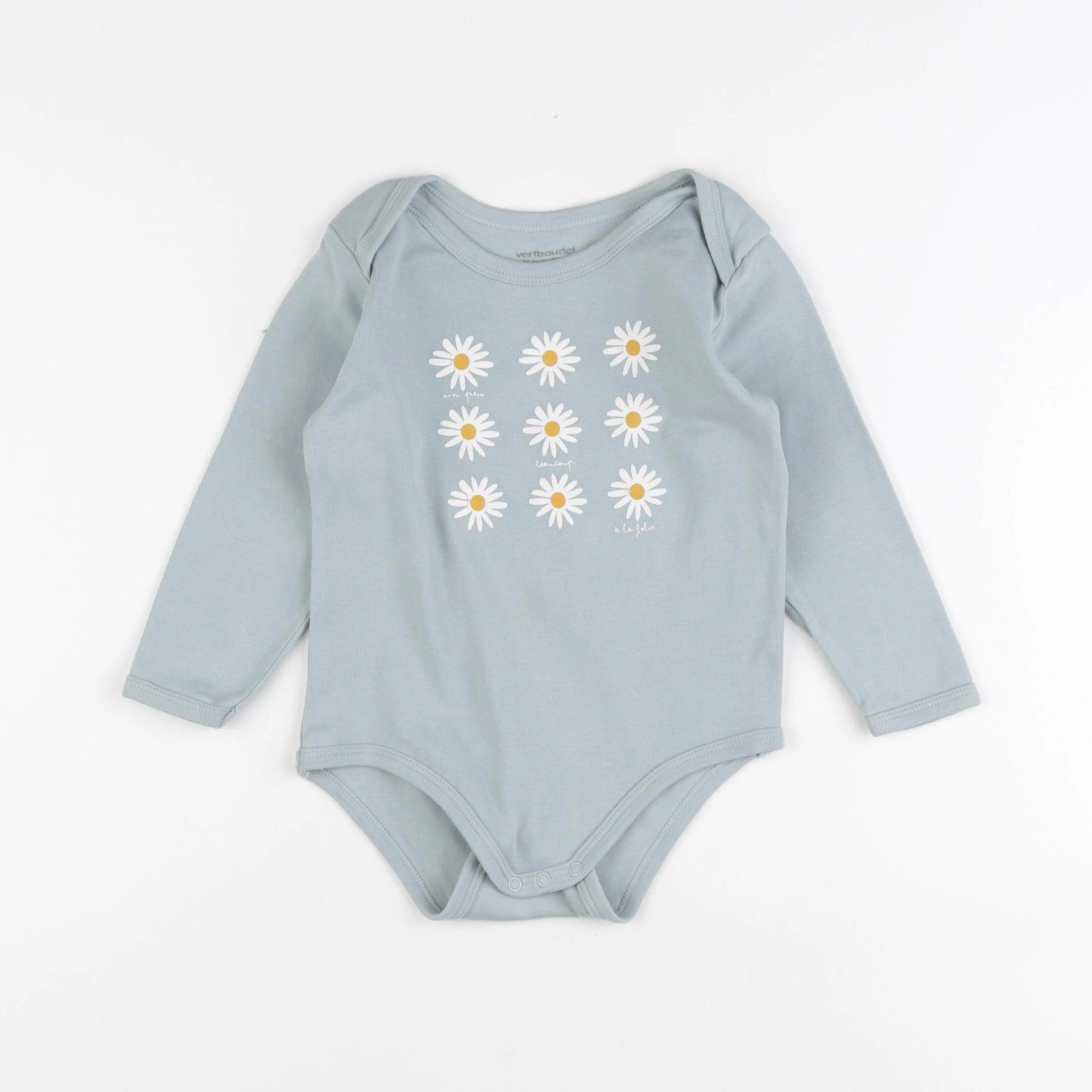 Vertbaudet - body bleu - 24 mois