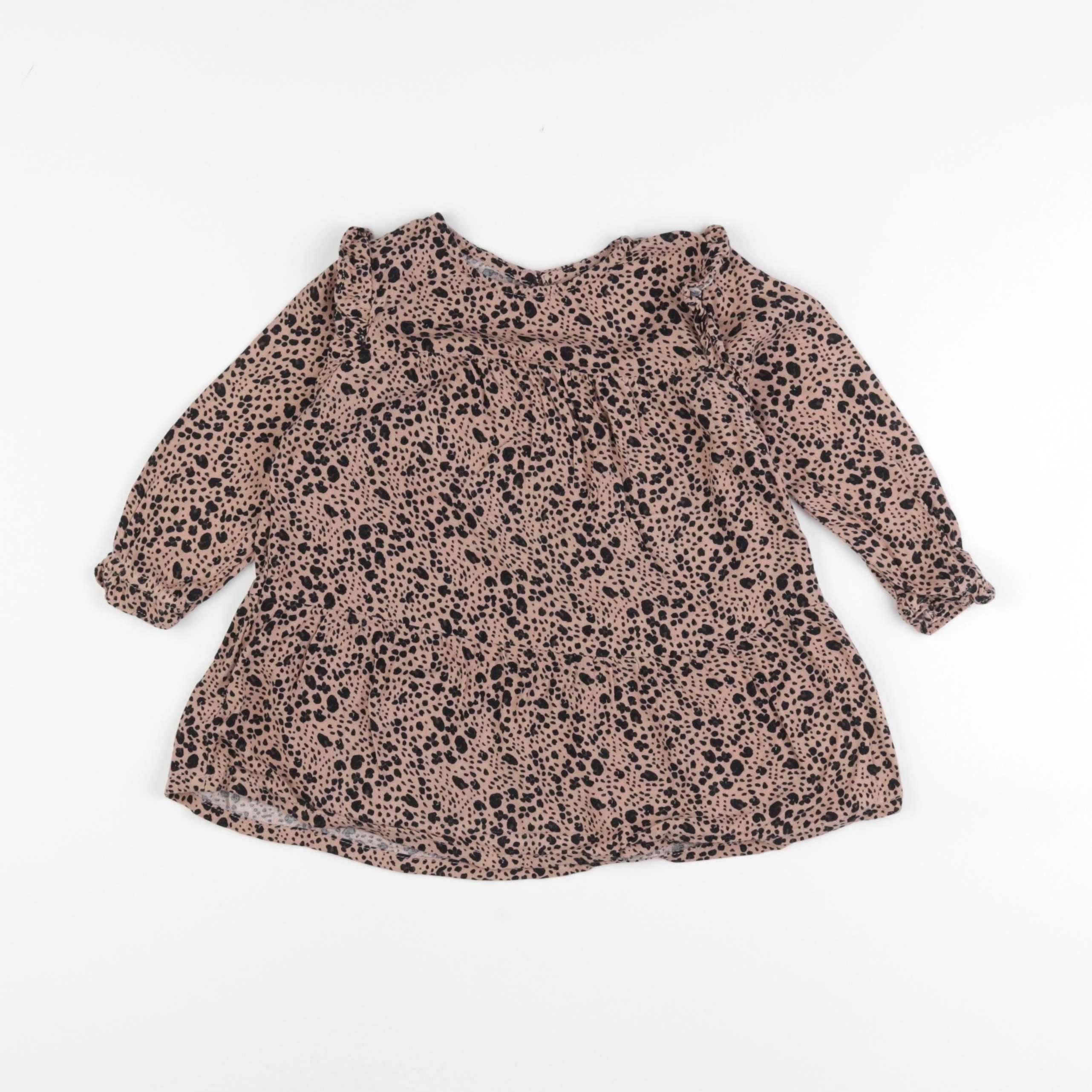 Vertbaudet - robe marron - 2 ans