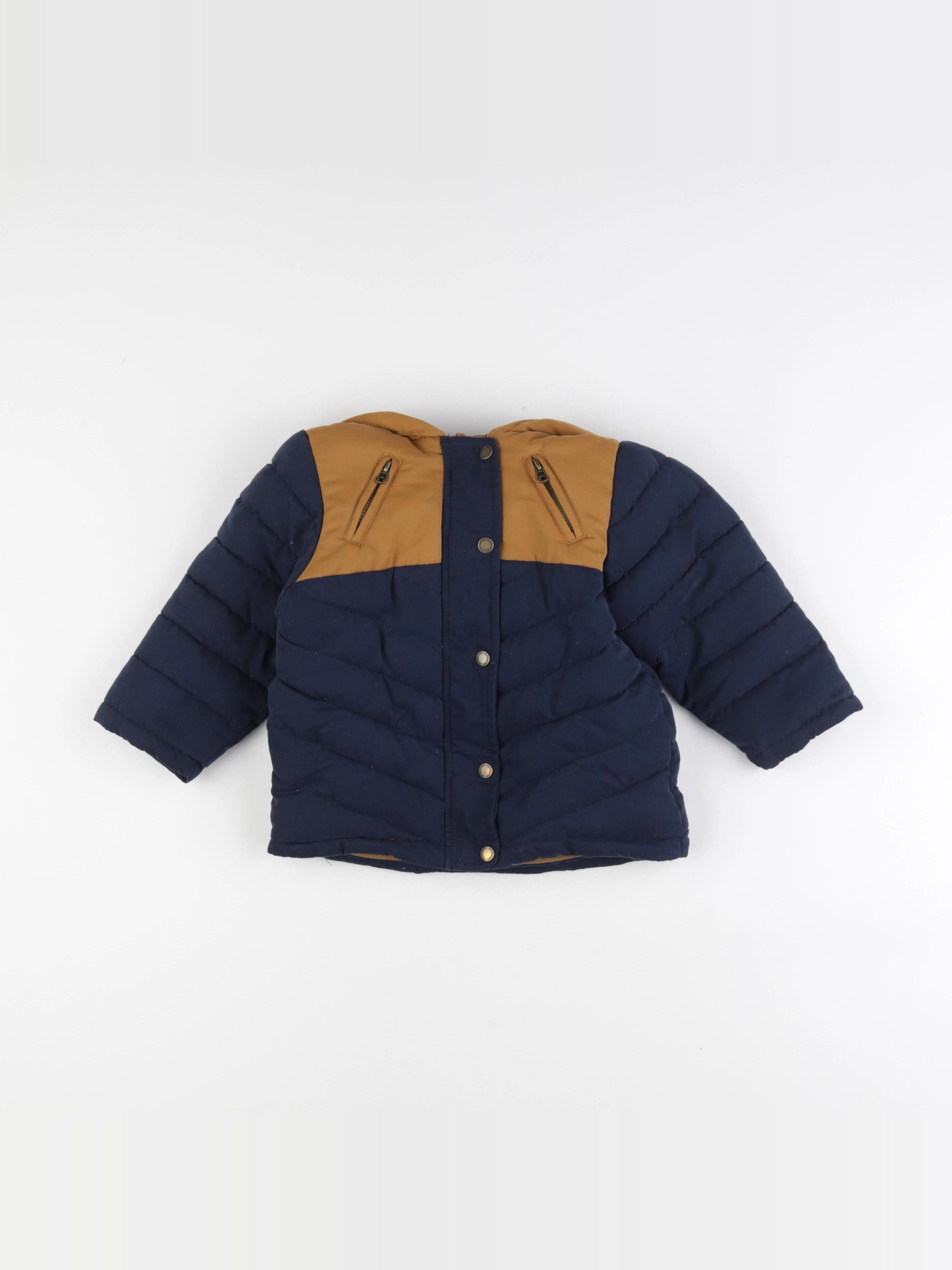 Vertbaudet - manteau bleu - 24 mois