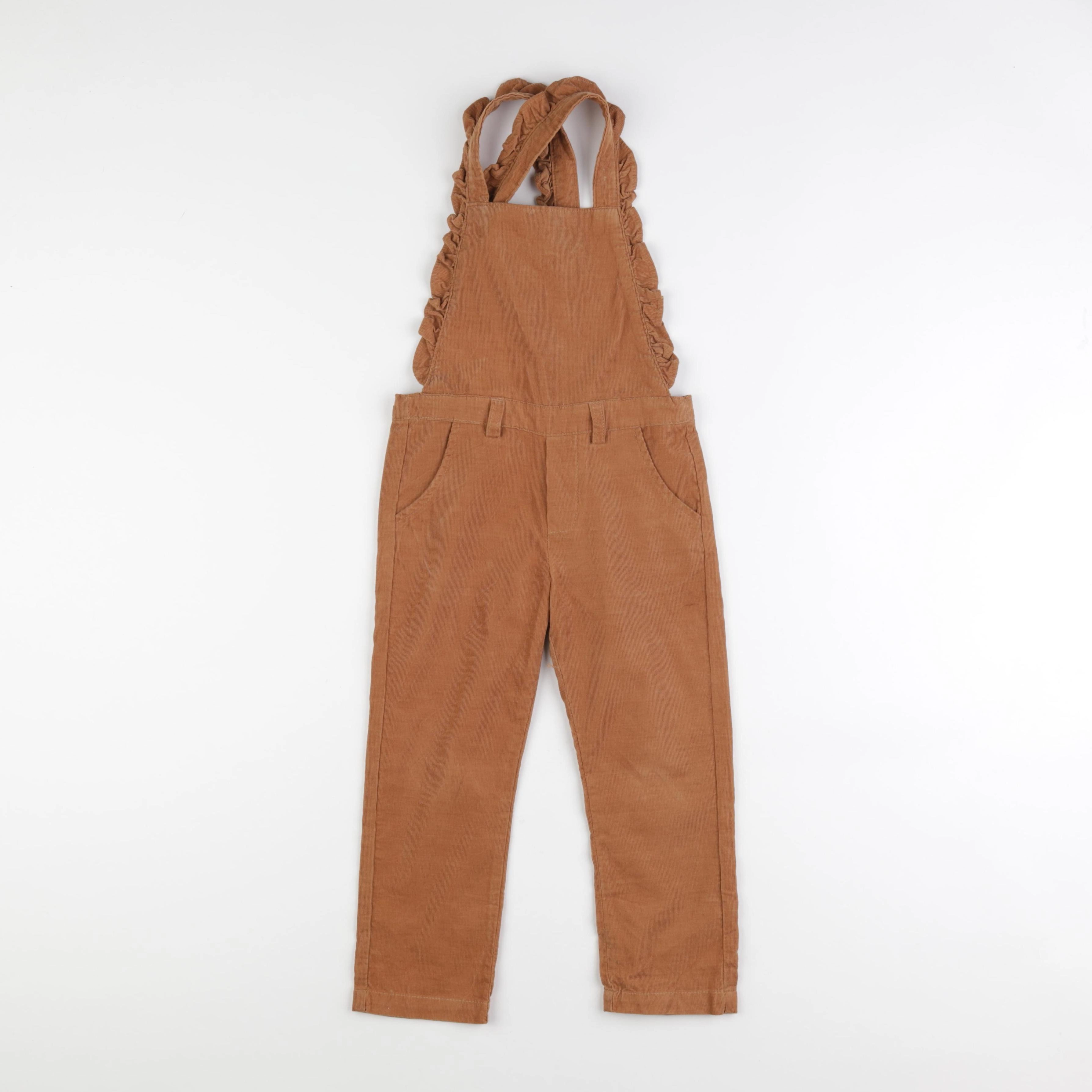 Vertbaudet - salopette marron - 4 ans
