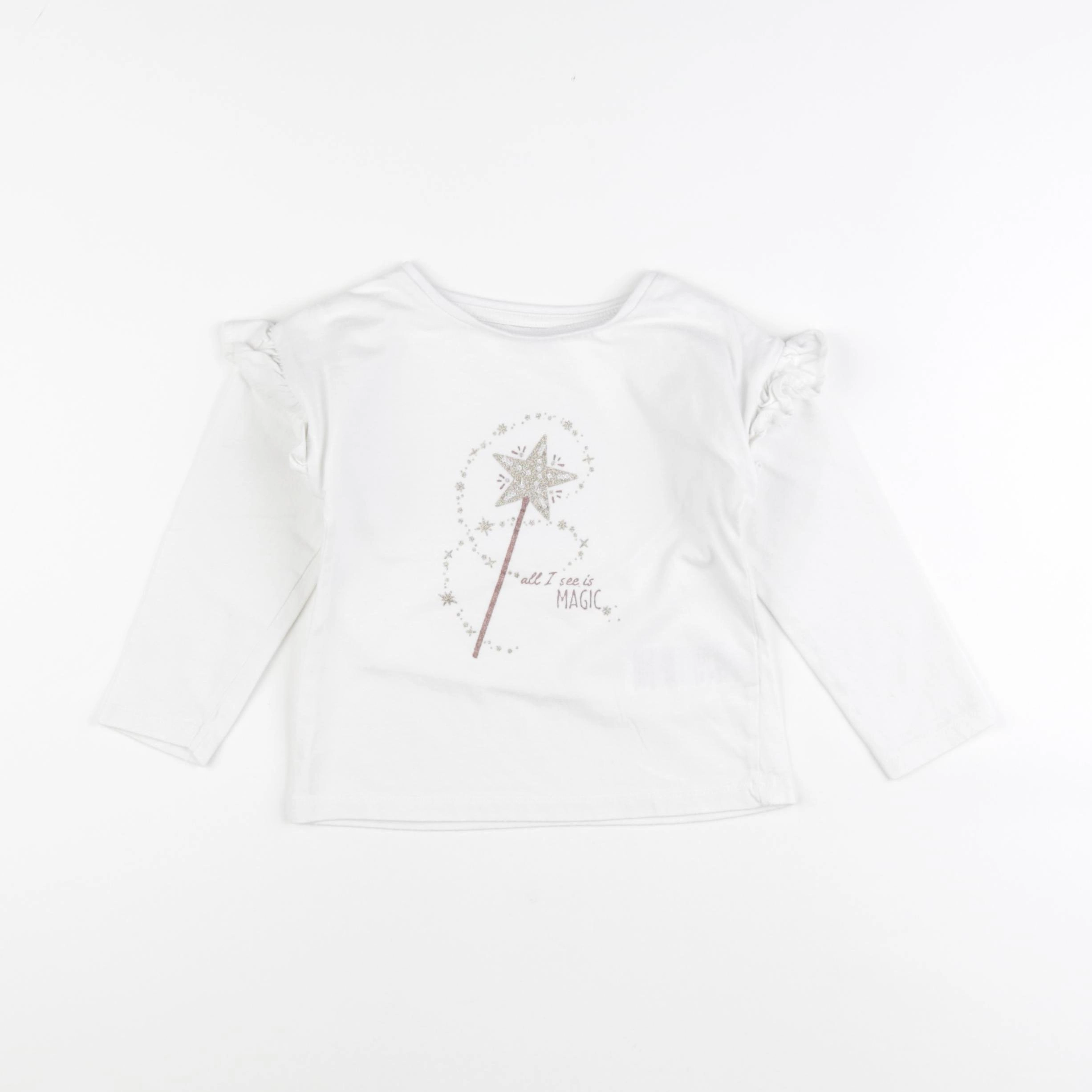 Vertbaudet - tee-shirt blanc - 3 ans