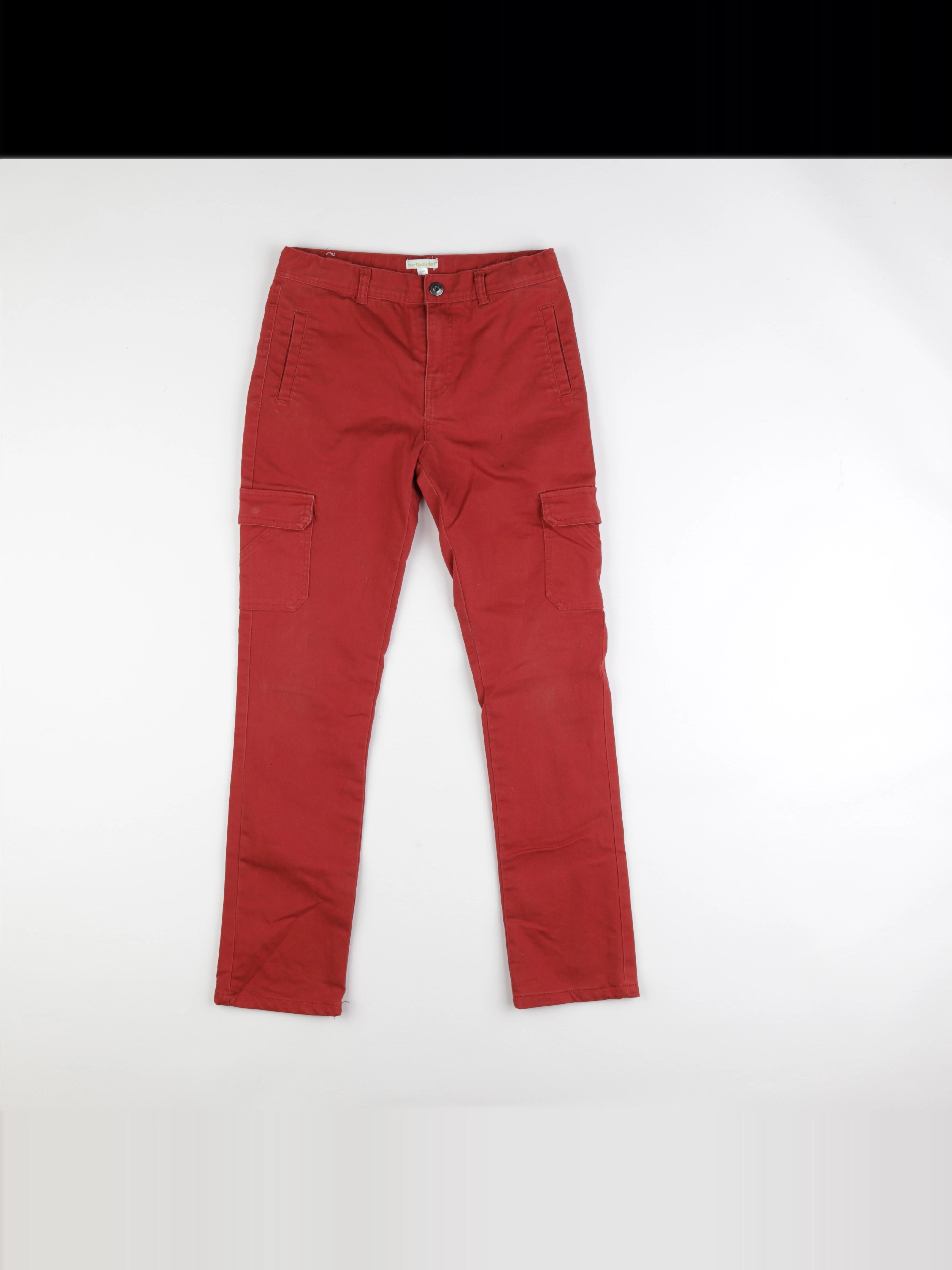 Vertbaudet - jean rouge - 12 ans