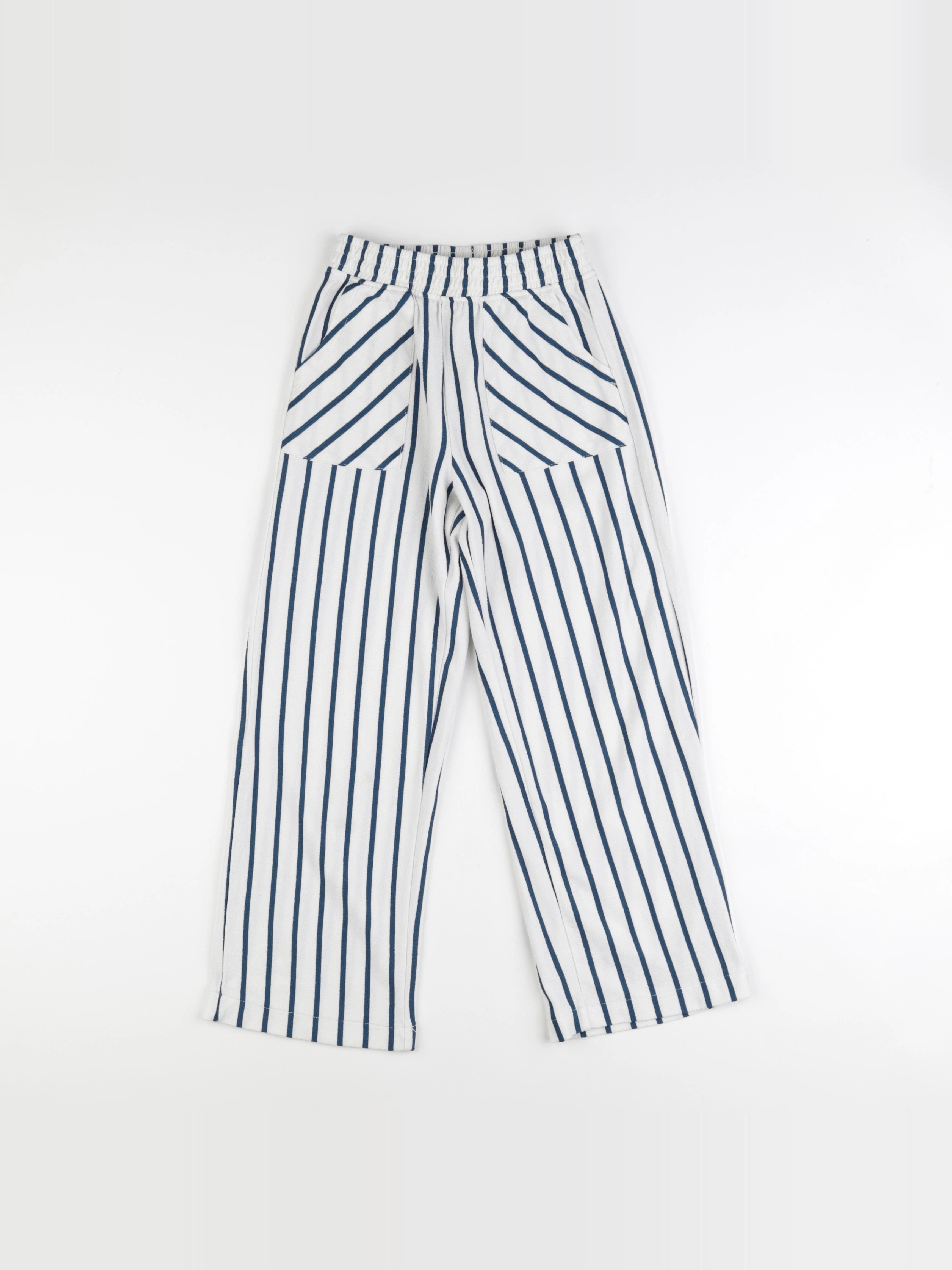 Zara - pantalon blanc, bleu - 9 ans