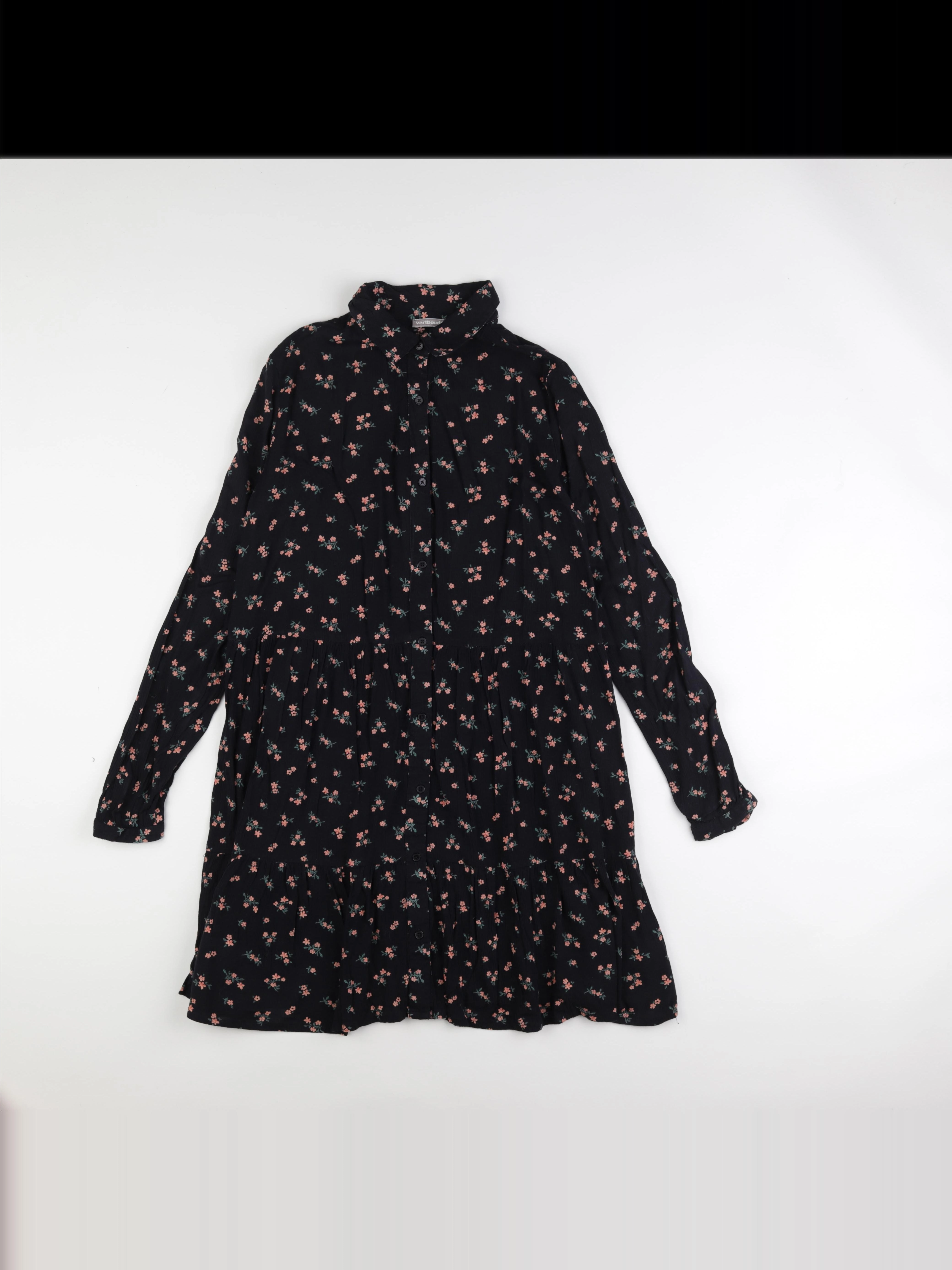 Vertbaudet - robe grossesse noir, rose - 36
