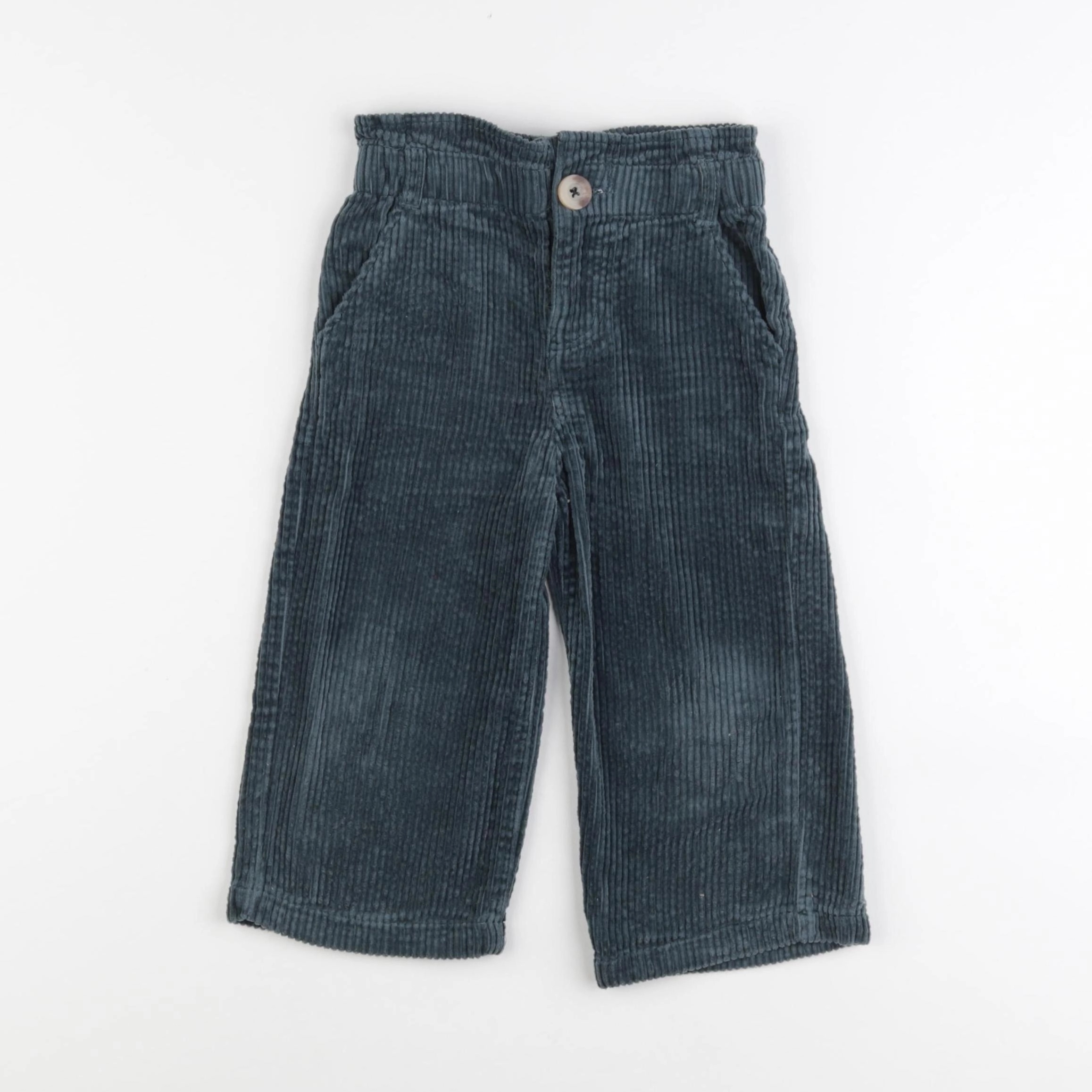 Vertbaudet - pantalon vert - 3 ans