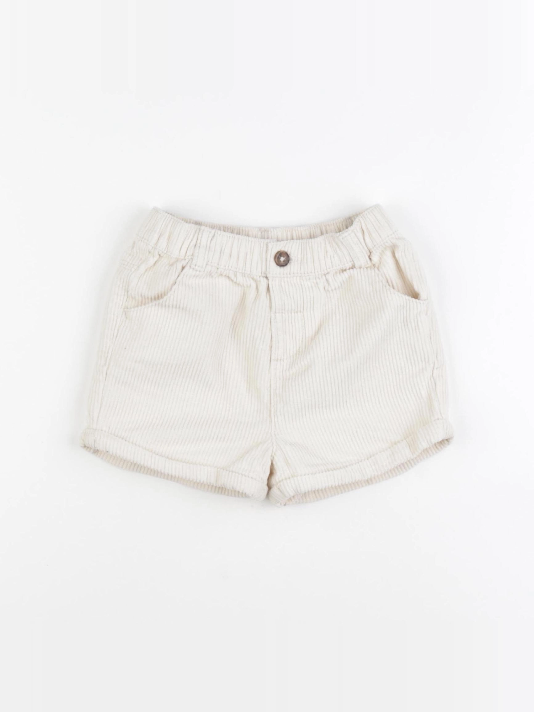Vertbaudet - short beige - 2 ans