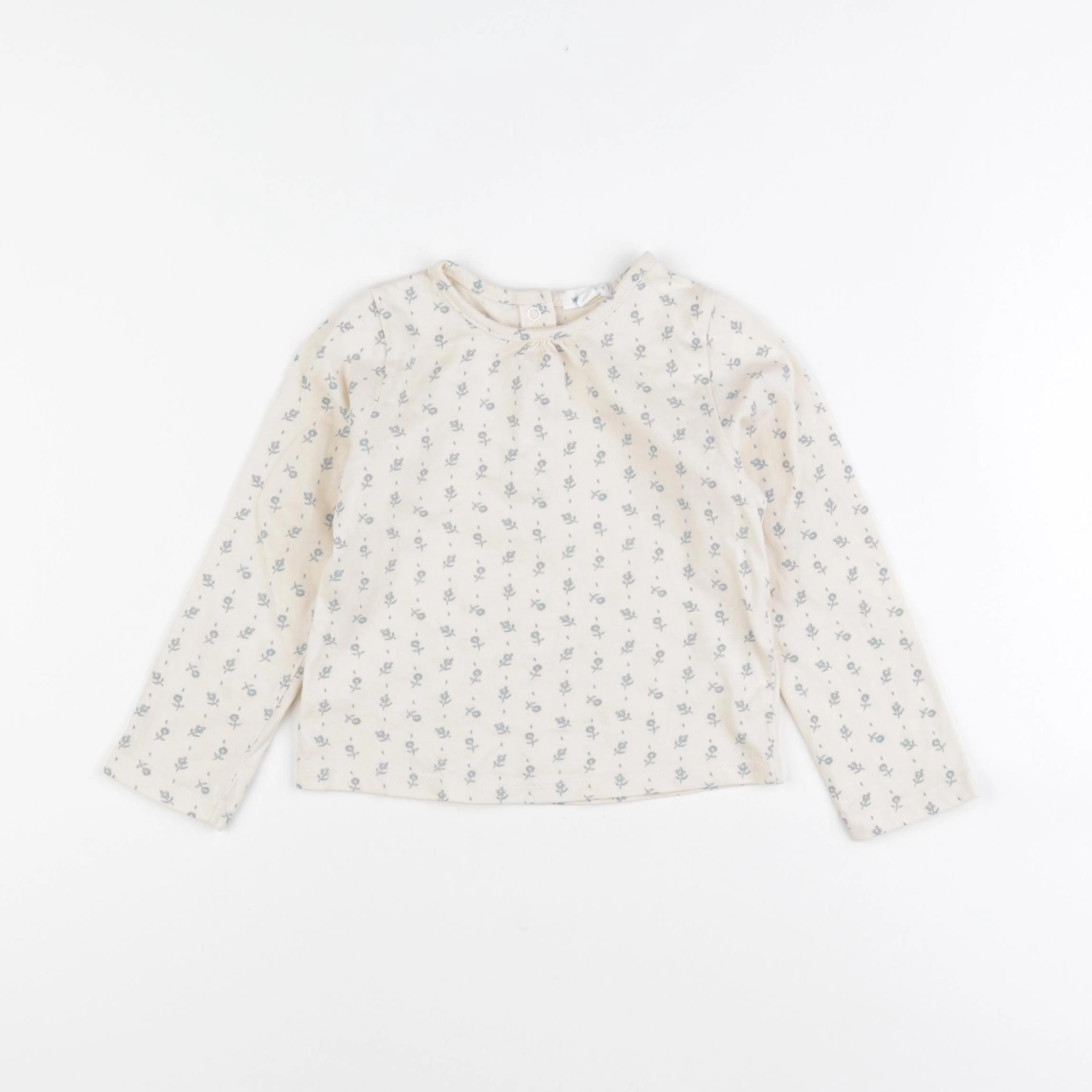 Vertbaudet - tee-shirt beige - 2 ans