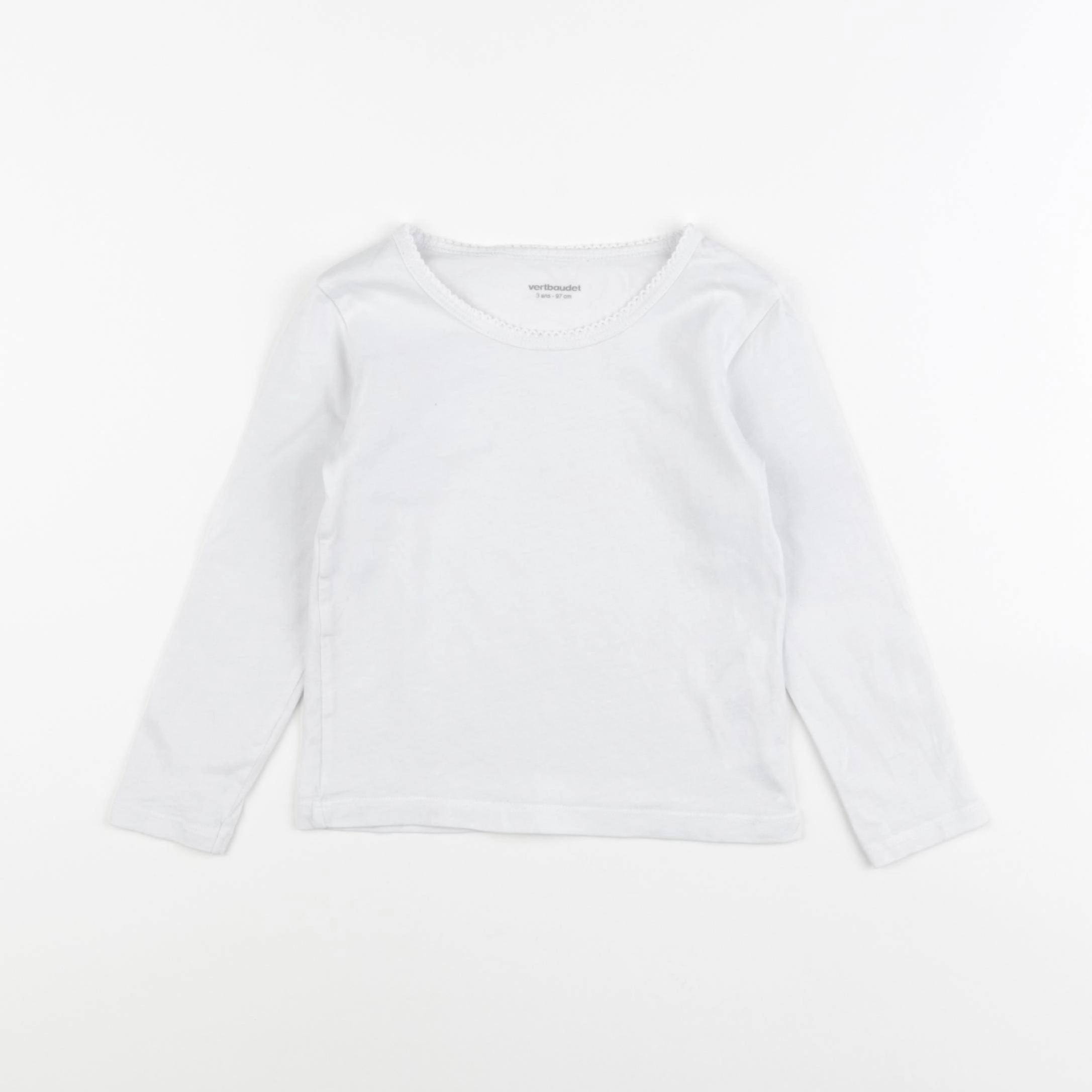 Vertbaudet - maillot de corps blanc - 3 ans