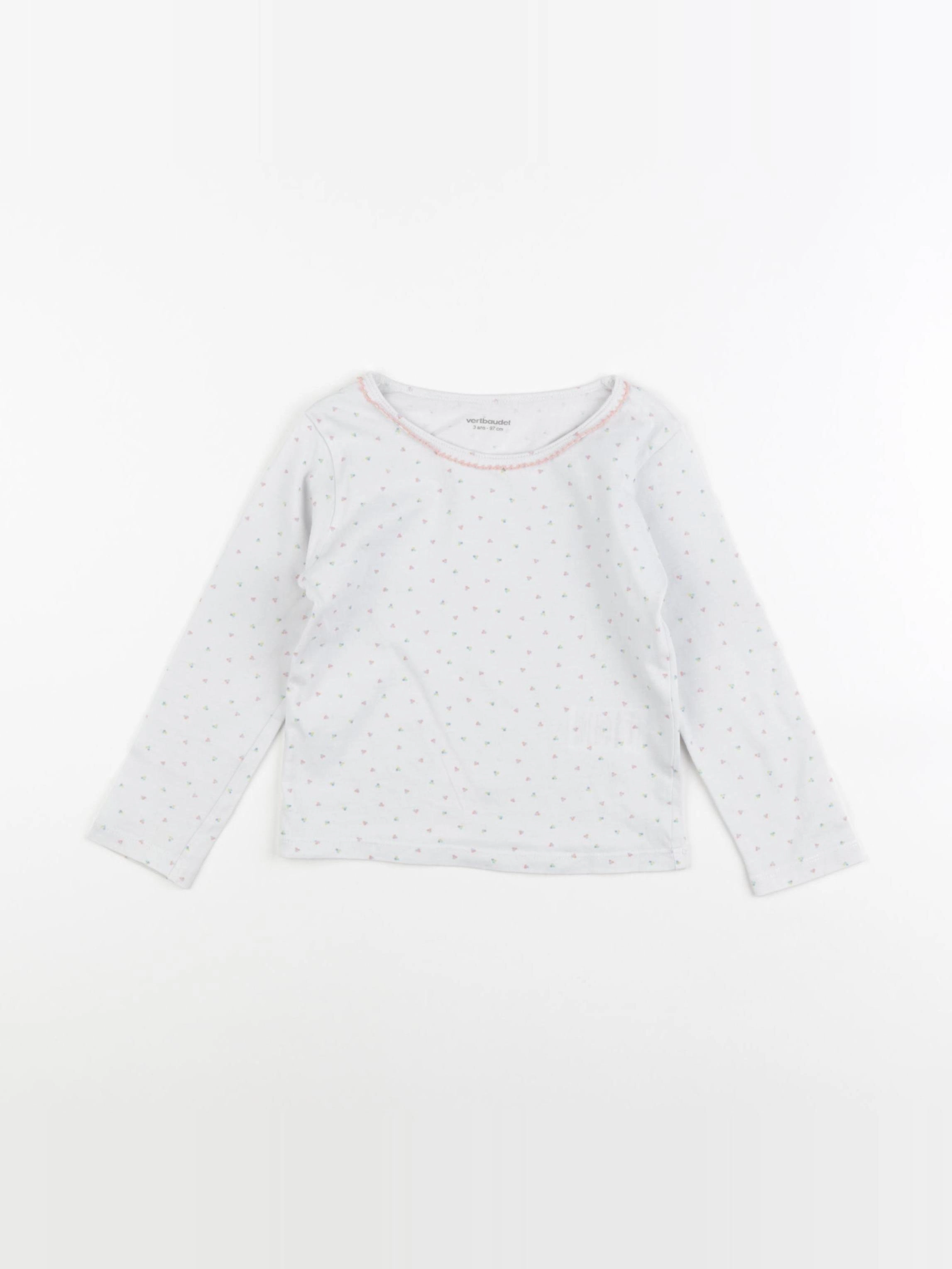 Vertbaudet - maillot de corps blanc - 3 ans