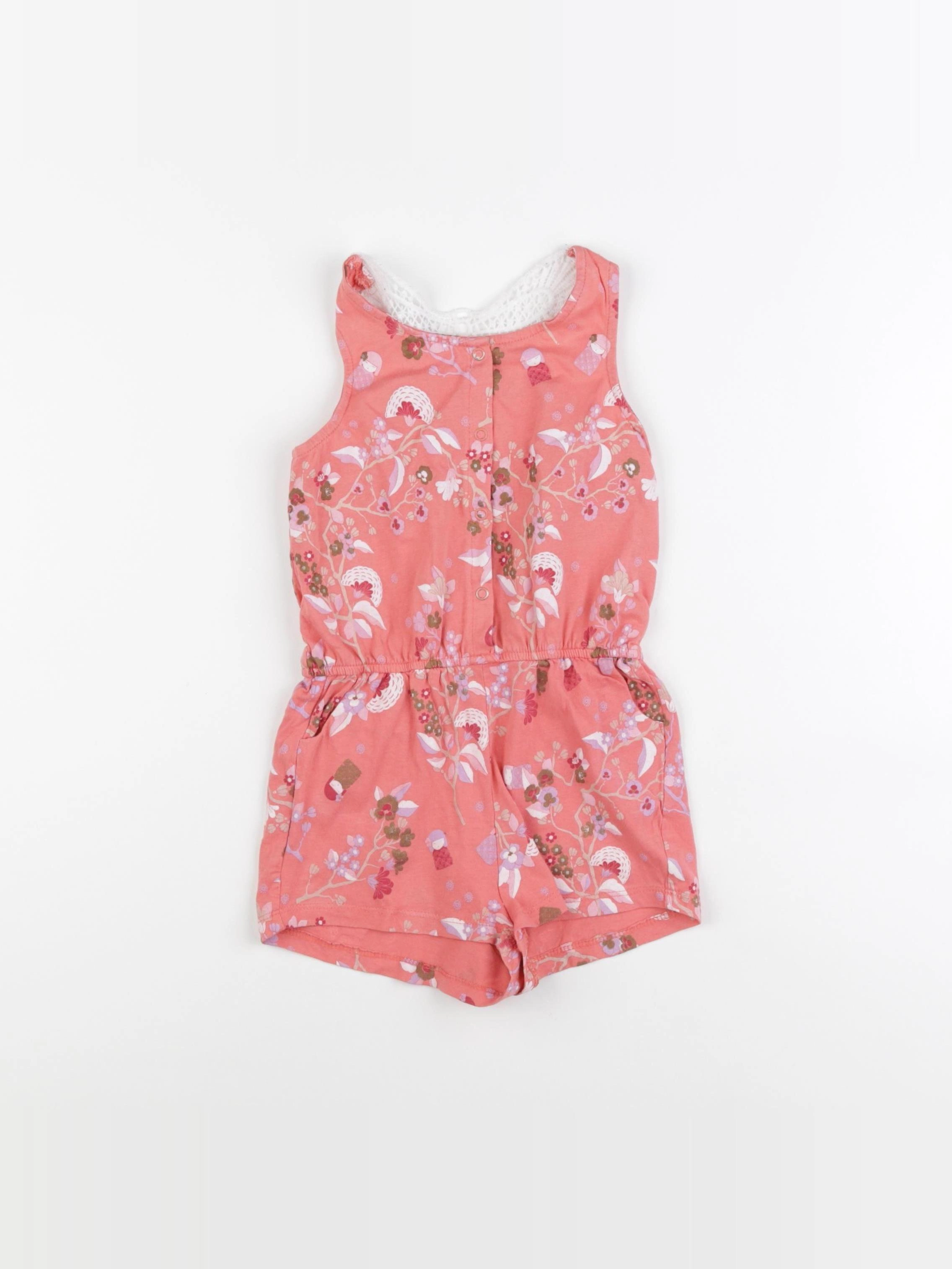 Vertbaudet - combinaison rose - 3 ans