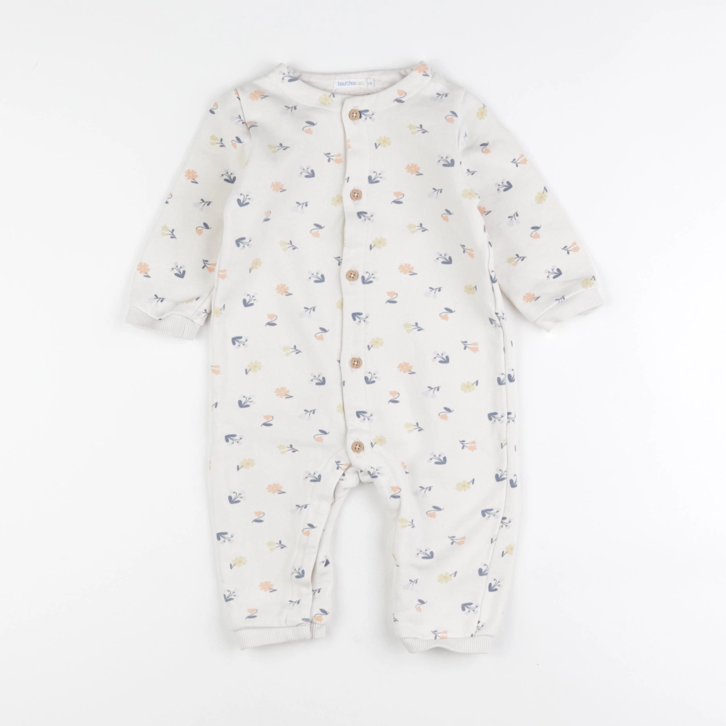 Boutchou - combinaison beige, multicolore - 12 mois
