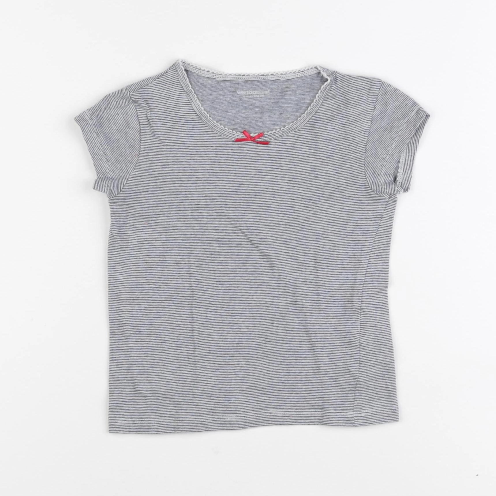 Vertbaudet - maillot de corps bleu, blanc - 4 ans