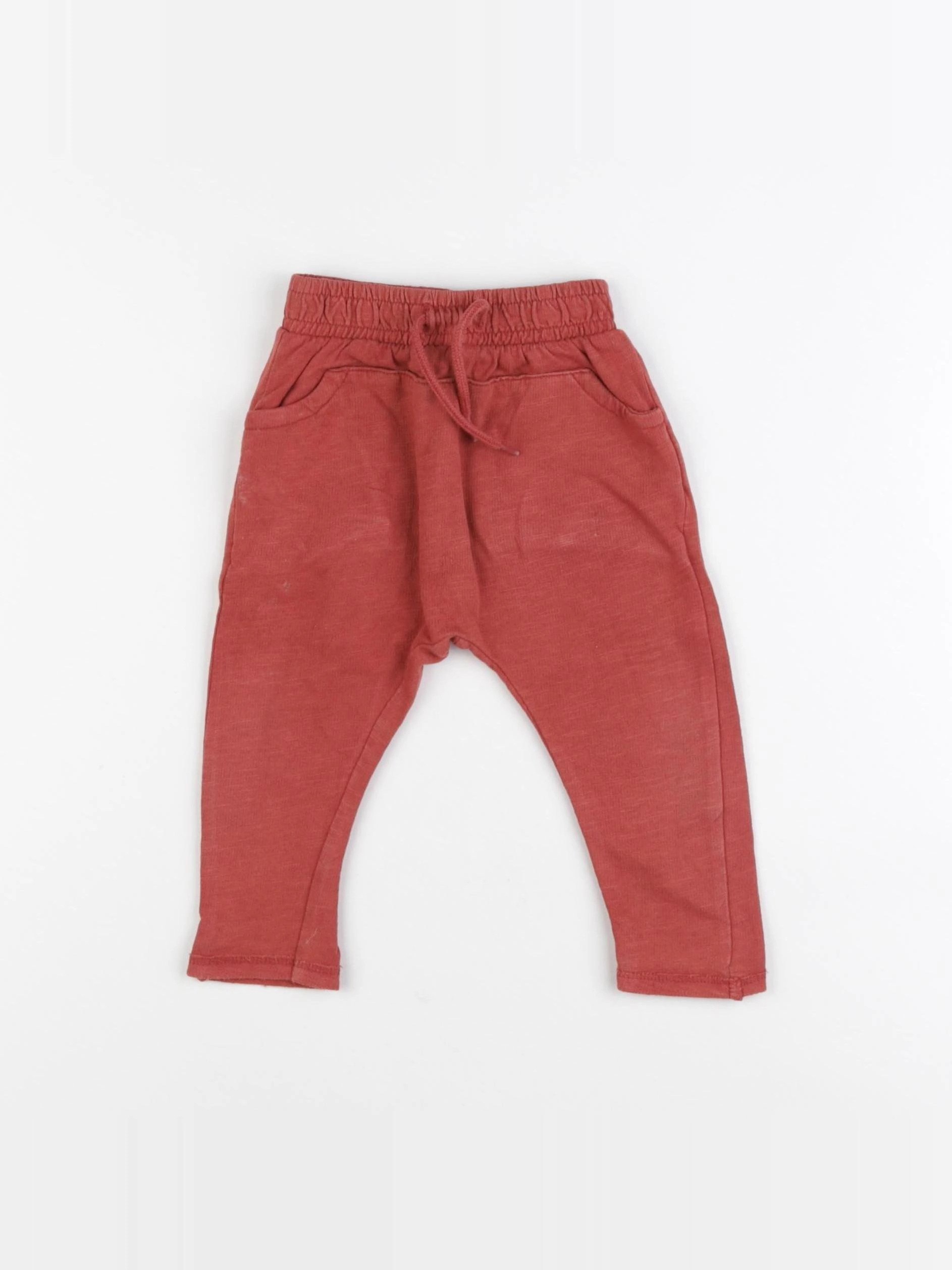 Vertbaudet - jogging rouge - 6 mois