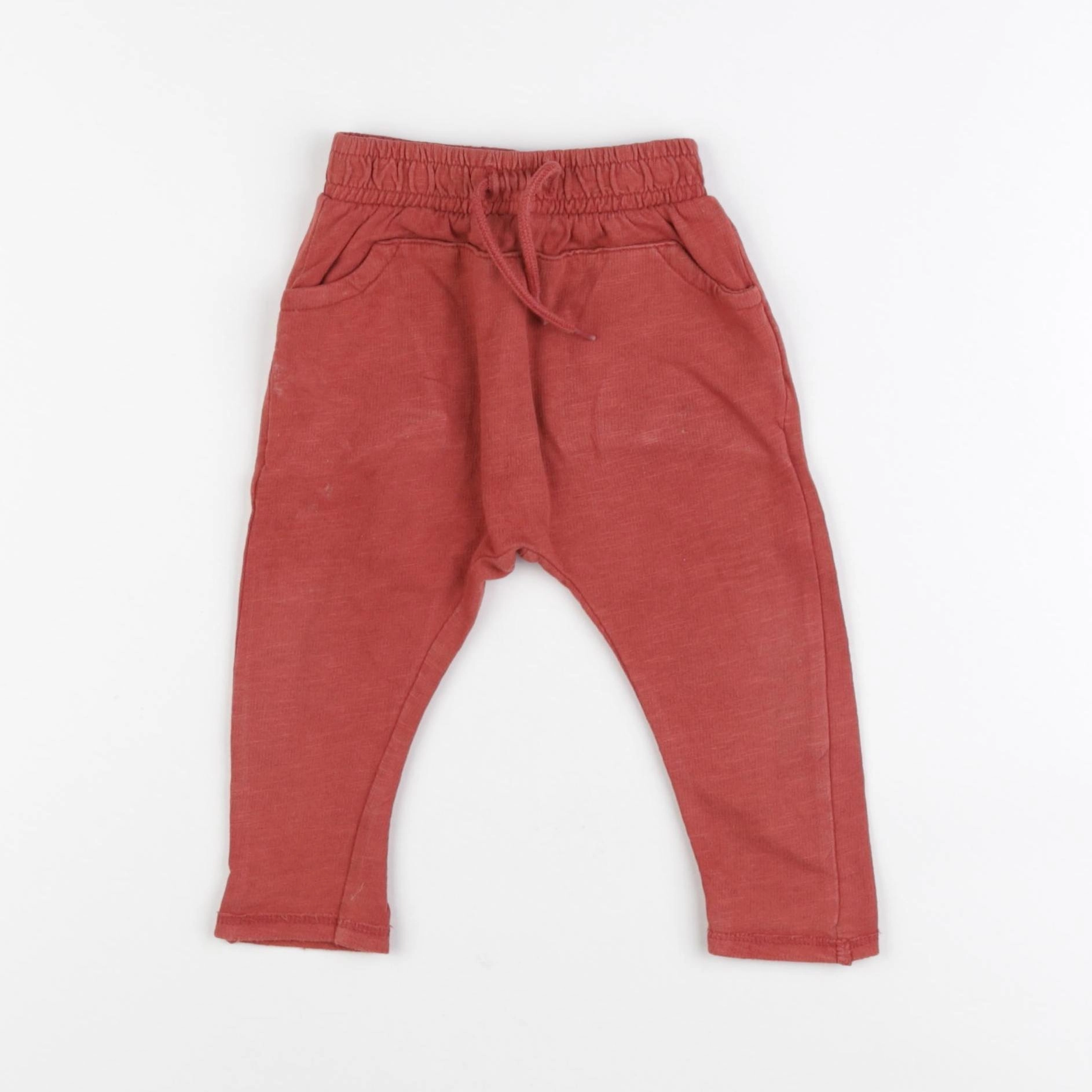Vertbaudet - jogging rouge - 6 mois