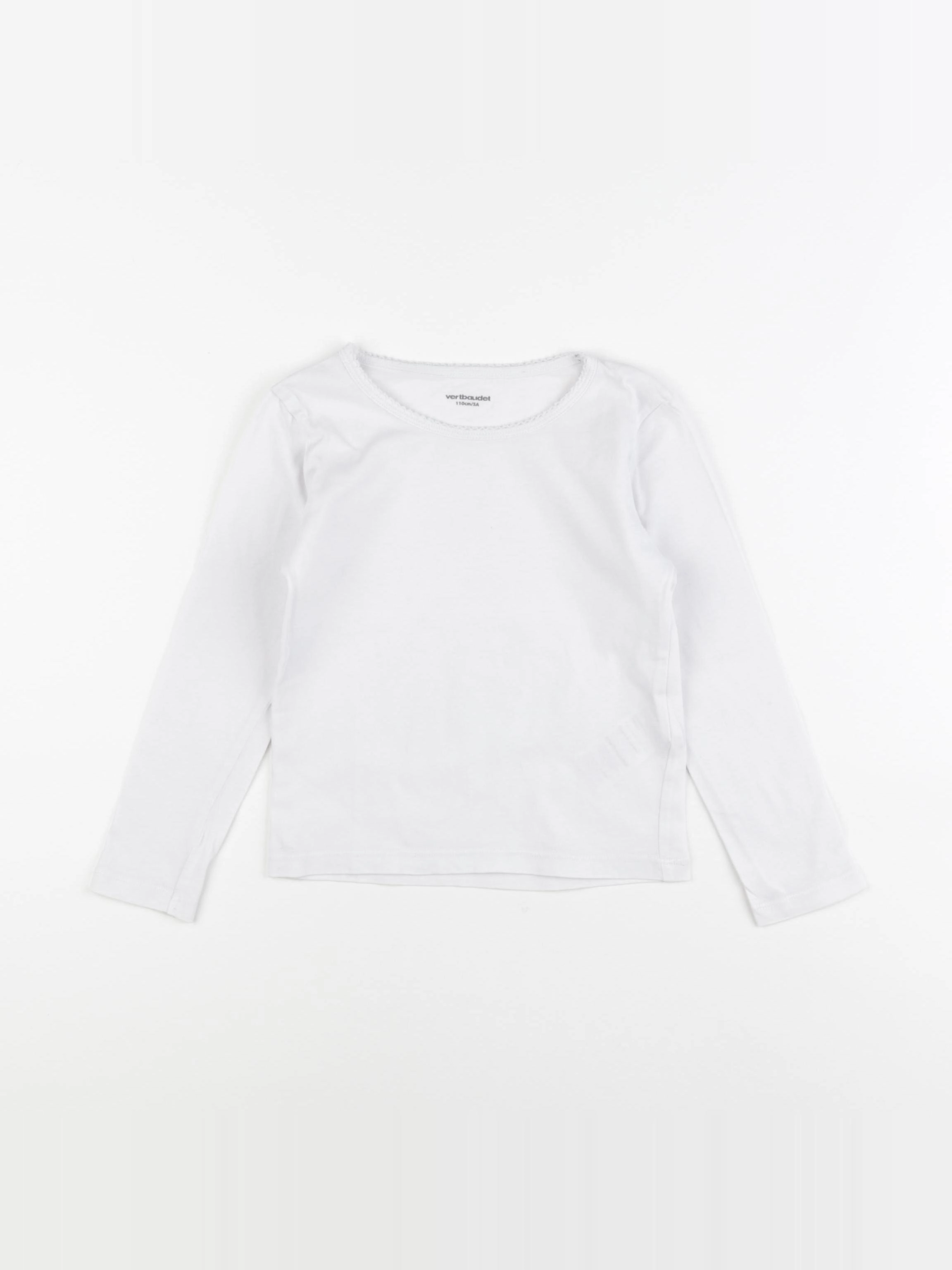 Vertbaudet - maillot de corps blanc - 5 ans