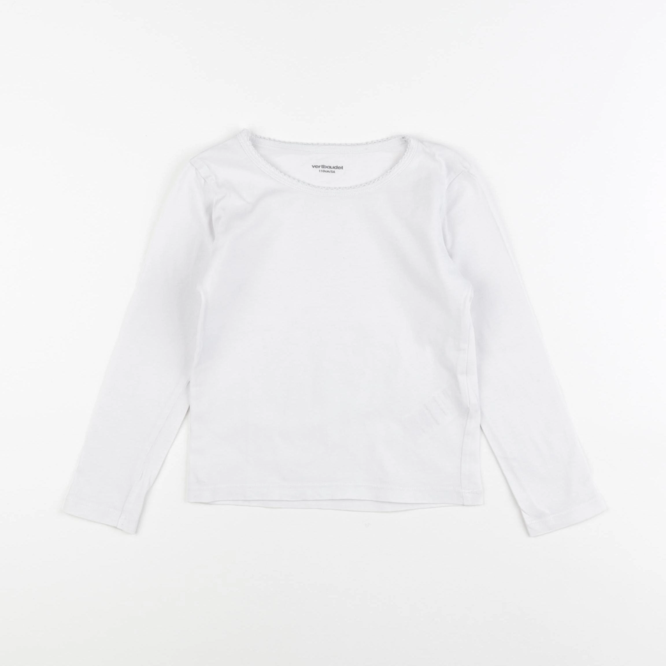 Vertbaudet - maillot de corps blanc - 5 ans