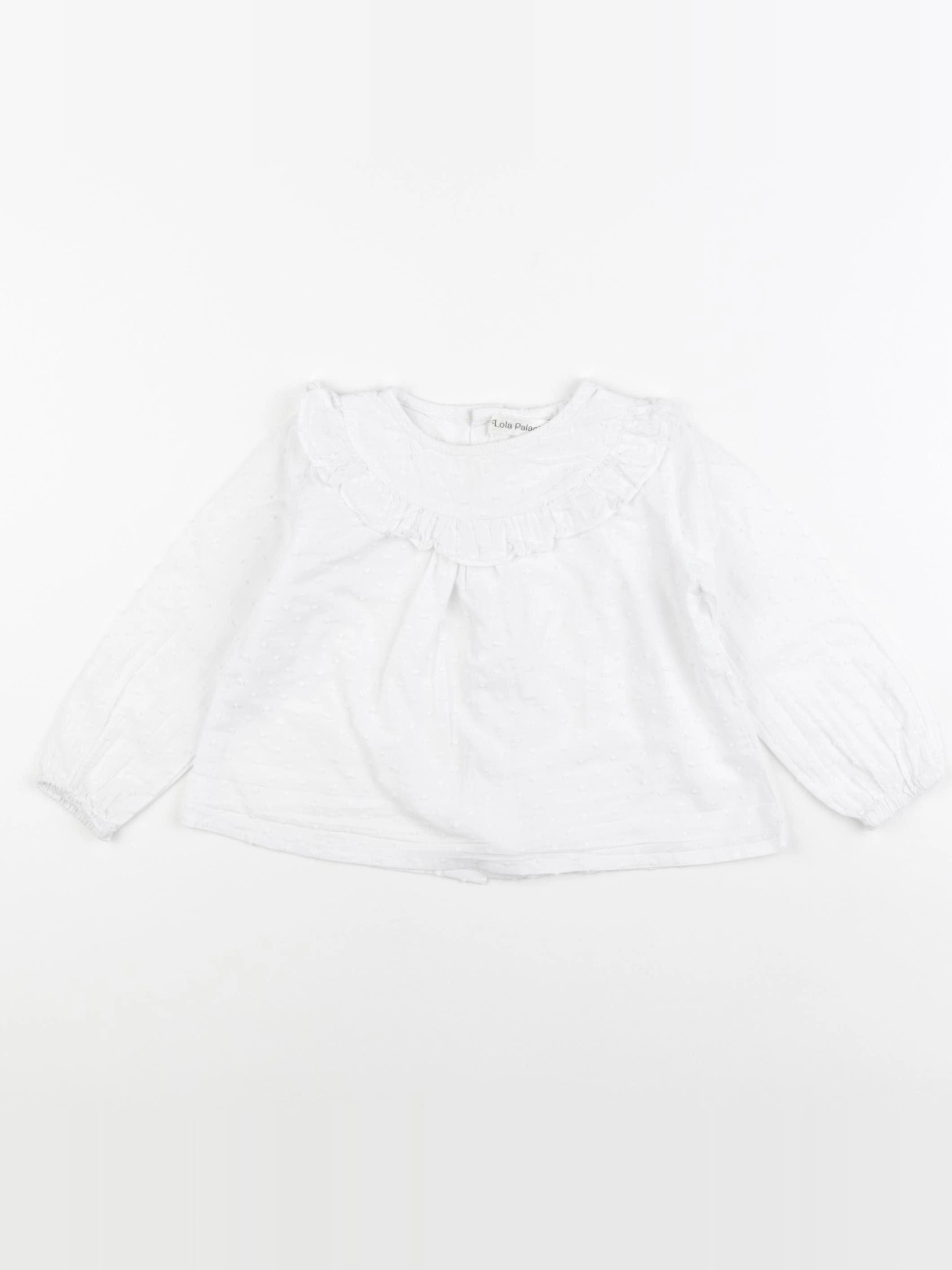 Lola Palacios - blouse blanc - 18 mois
