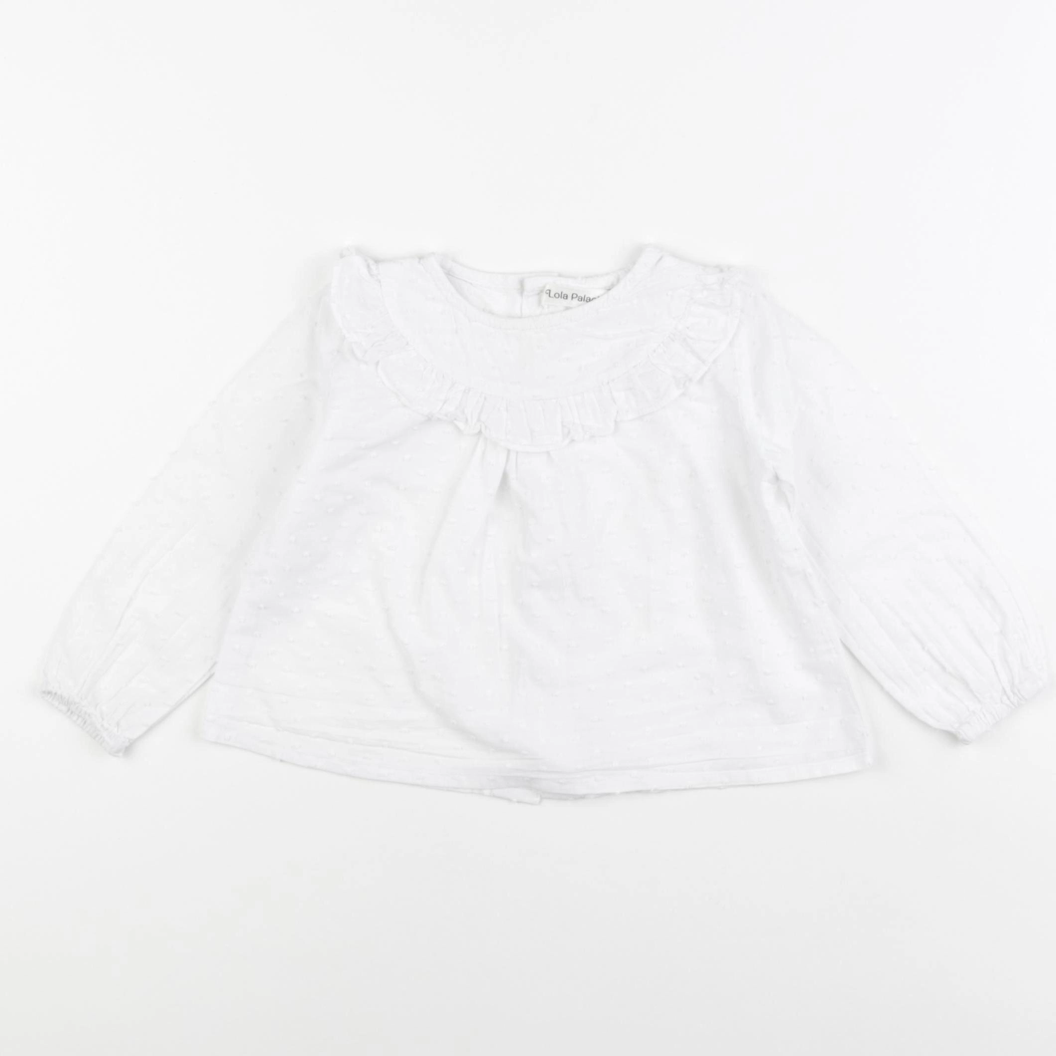 Lola Palacios - blouse blanc - 18 mois