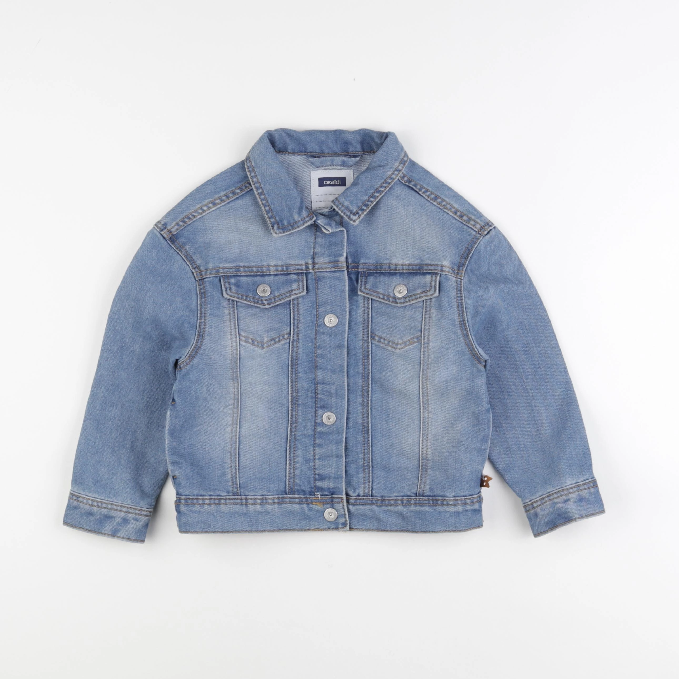 Okaidi - veste bleu - 4 ans