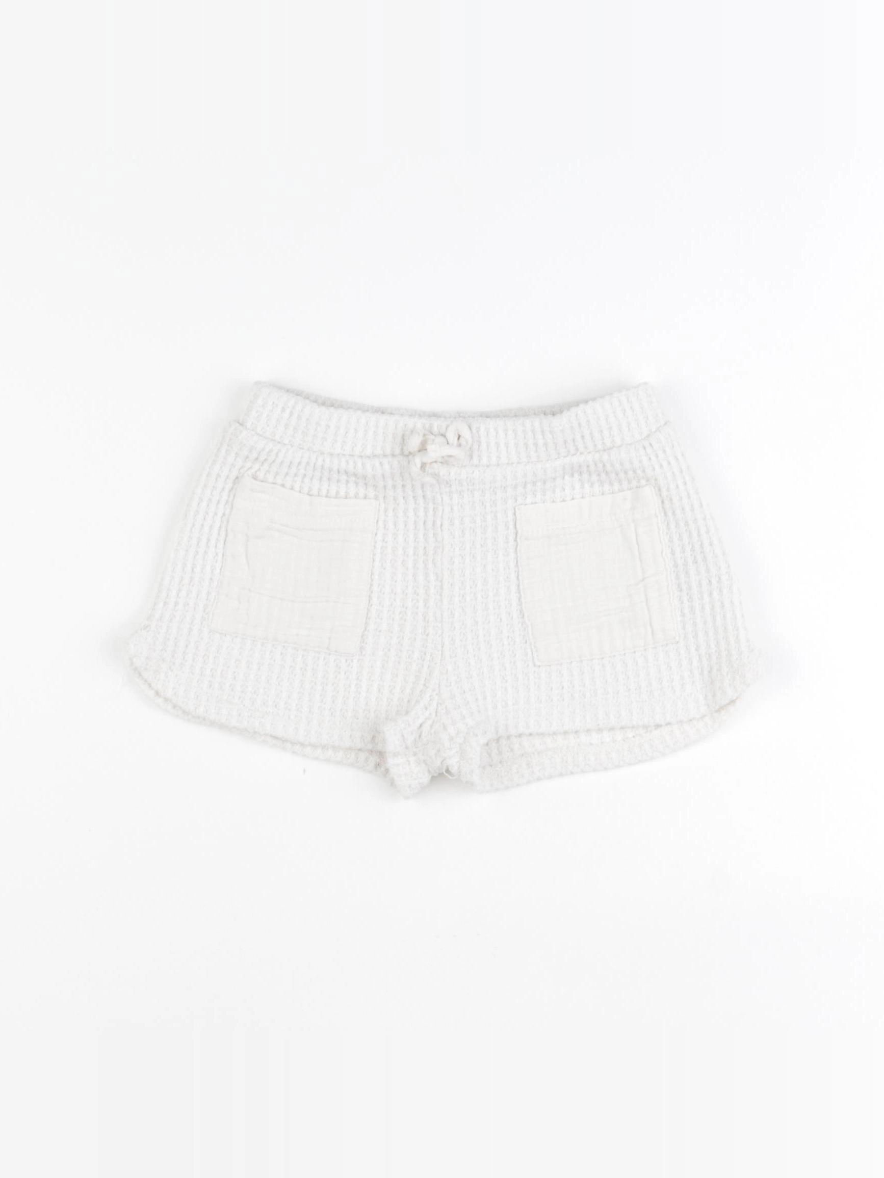 Zara - short beige - 12/18 mois