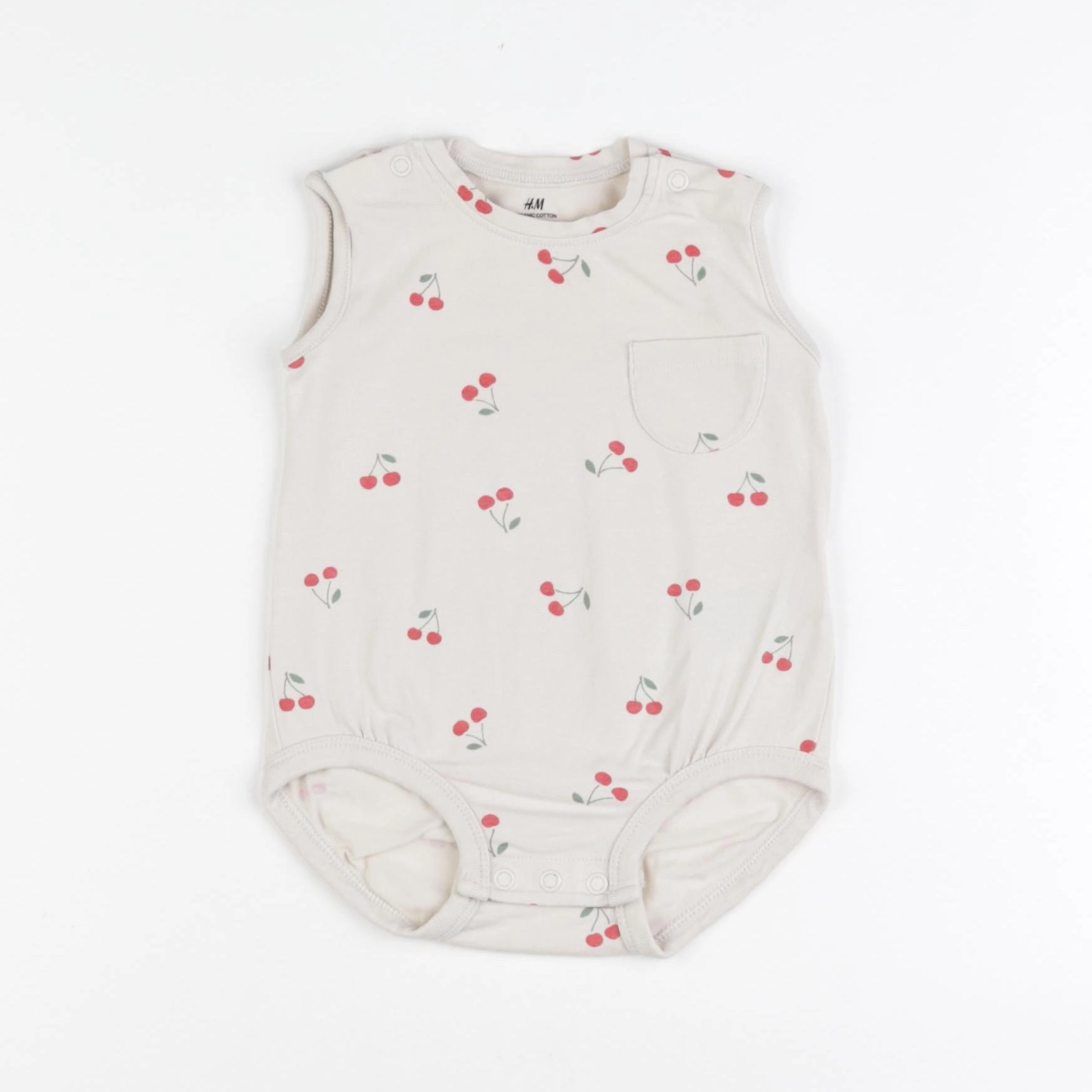 H&M - combinaison beige - 1/3 mois