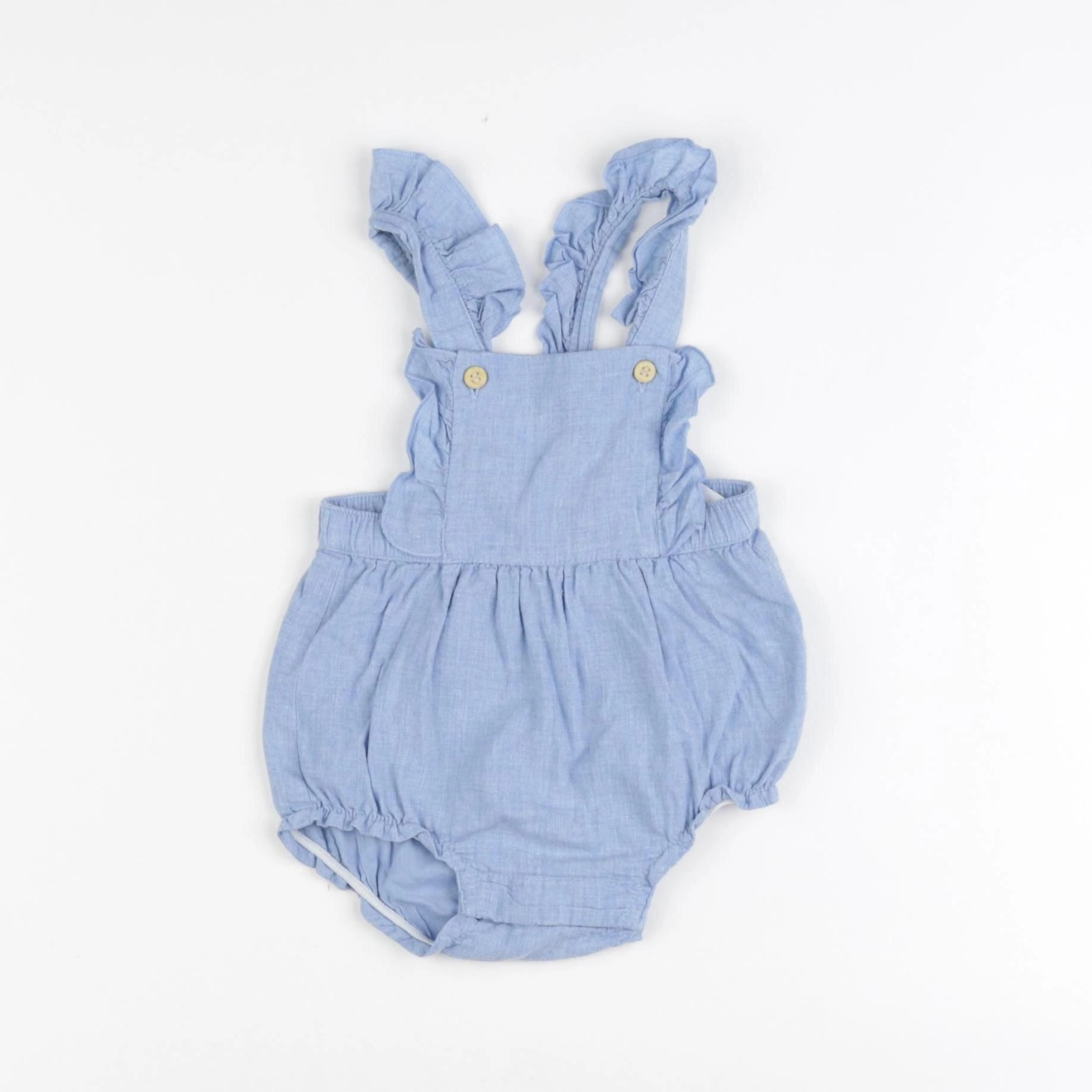 H&M - combinaison bleu - 1/3 mois