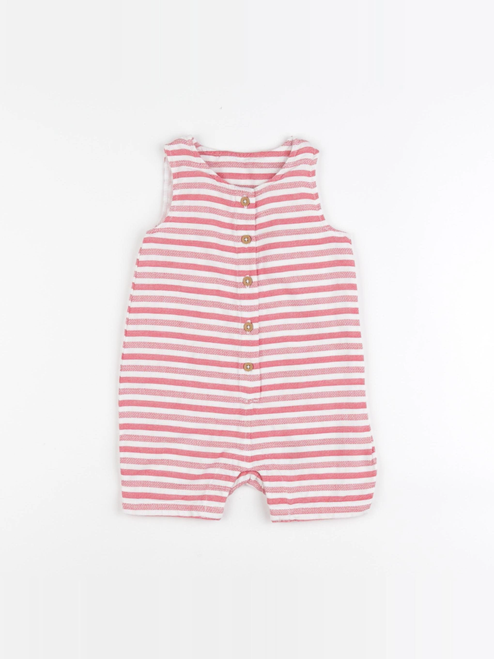 Marks & Spencer  - combinaison rouge - 3/6 mois