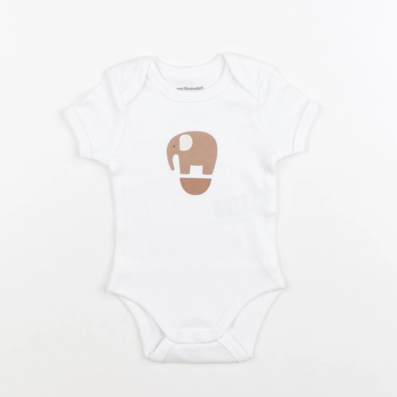 Vertbaudet - body blanc - 3 mois