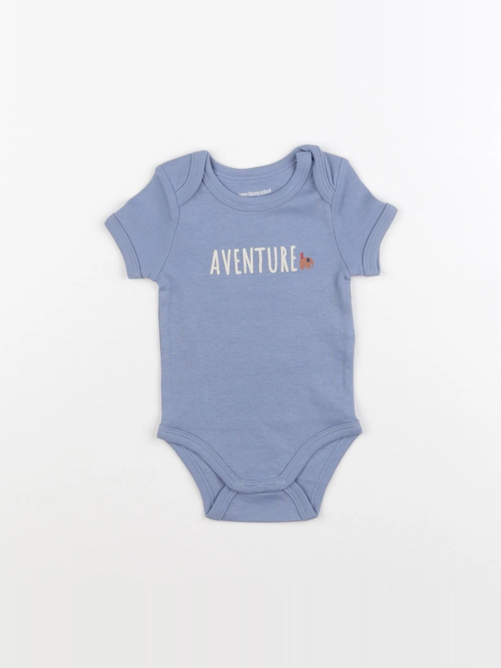Vertbaudet - body bleu - 3 mois