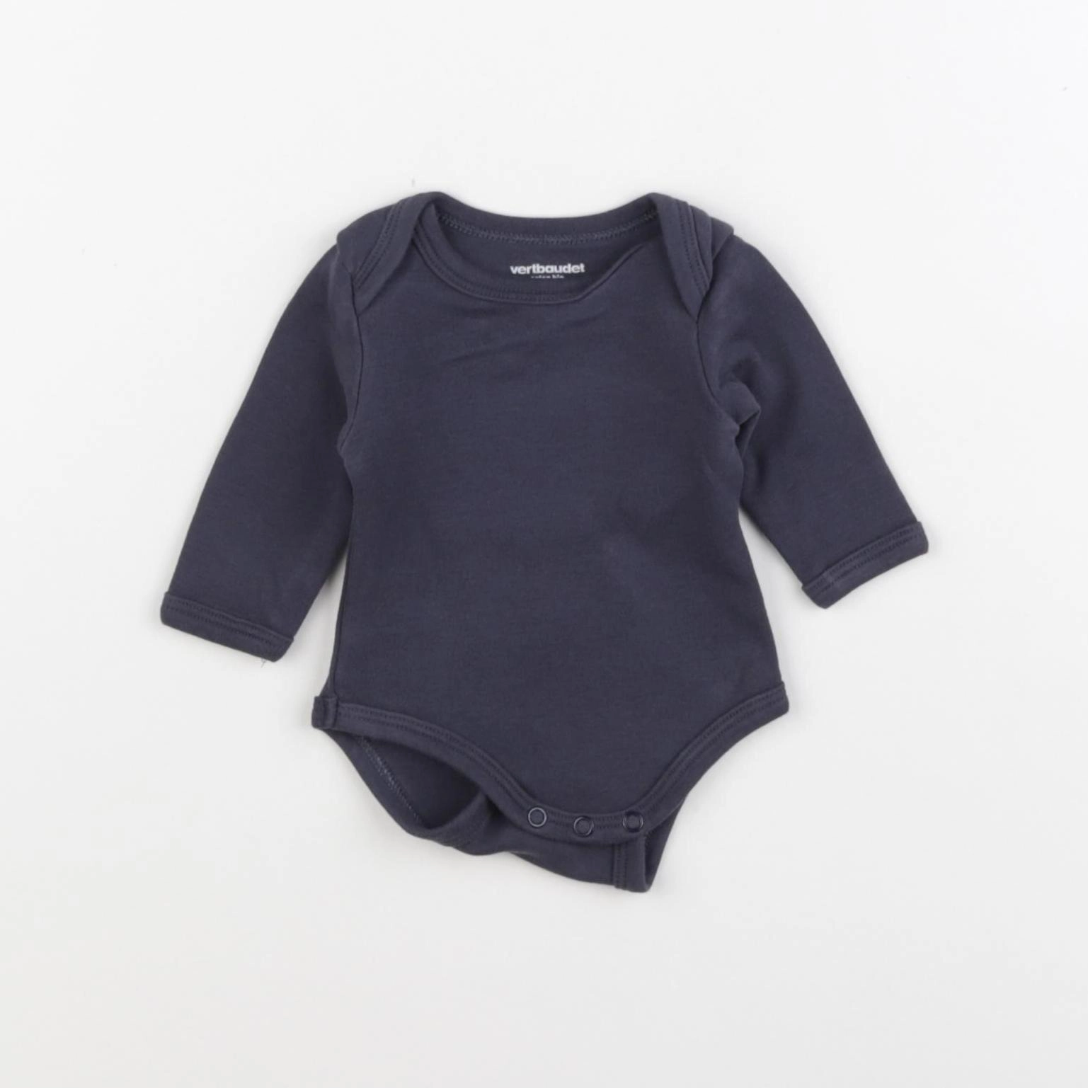 Vertbaudet - body bleu - 1 mois