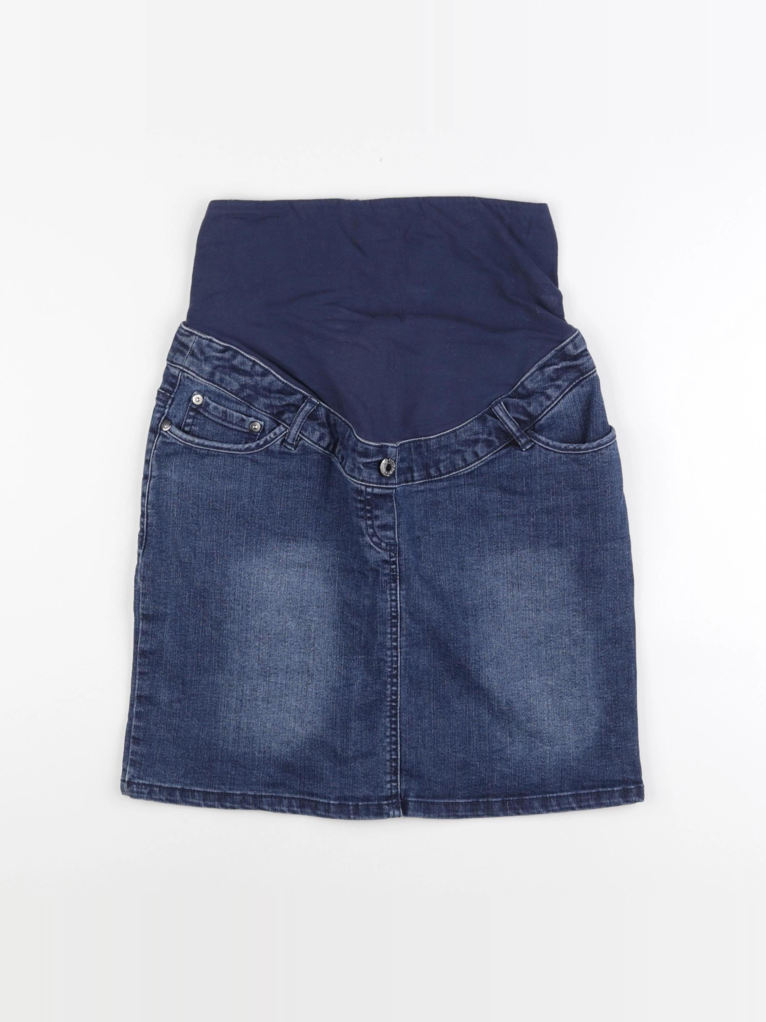 Vertbaudet - jupe grossesse bleu - 36