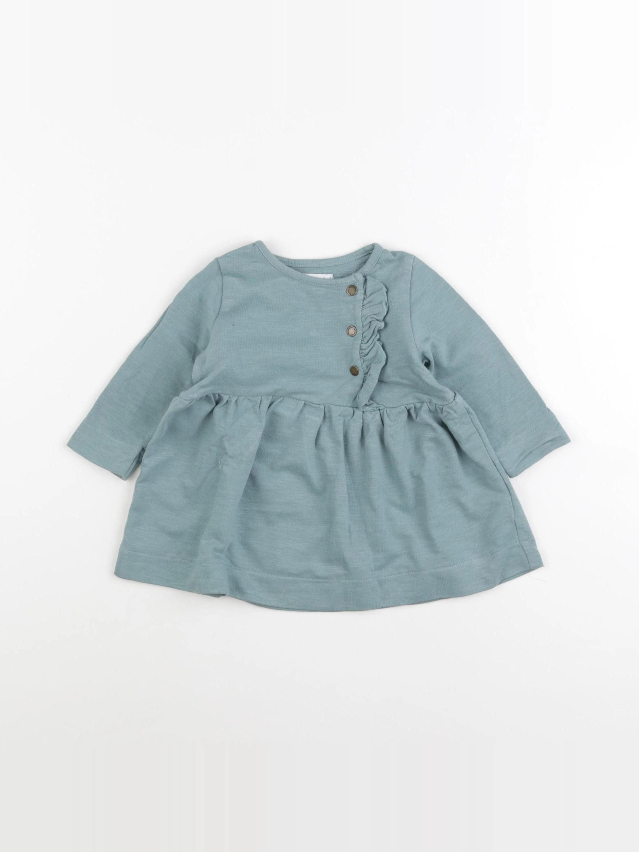 Vertbaudet - robe bleu - 6 mois