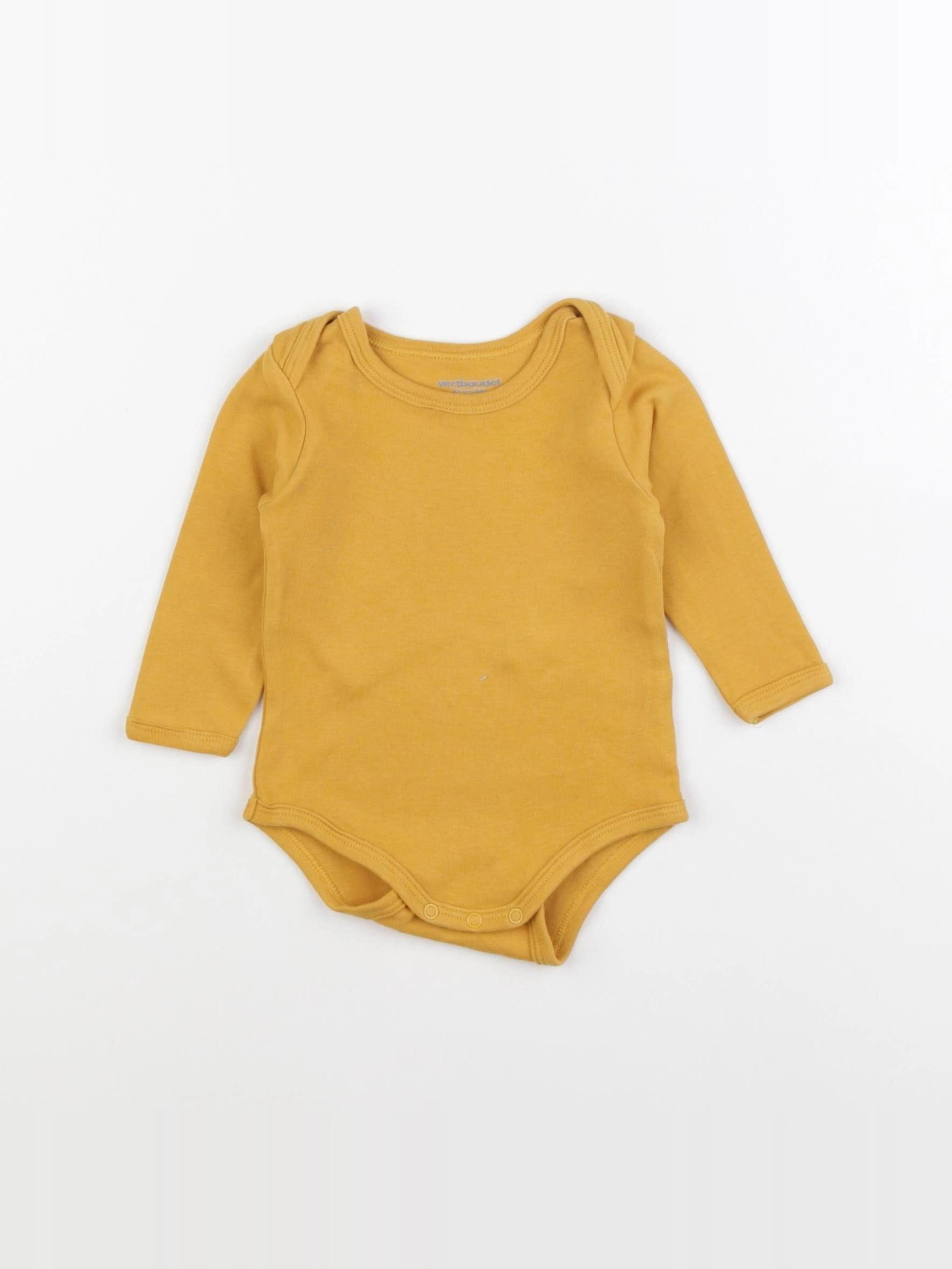 Vertbaudet - body jaune - 6 mois