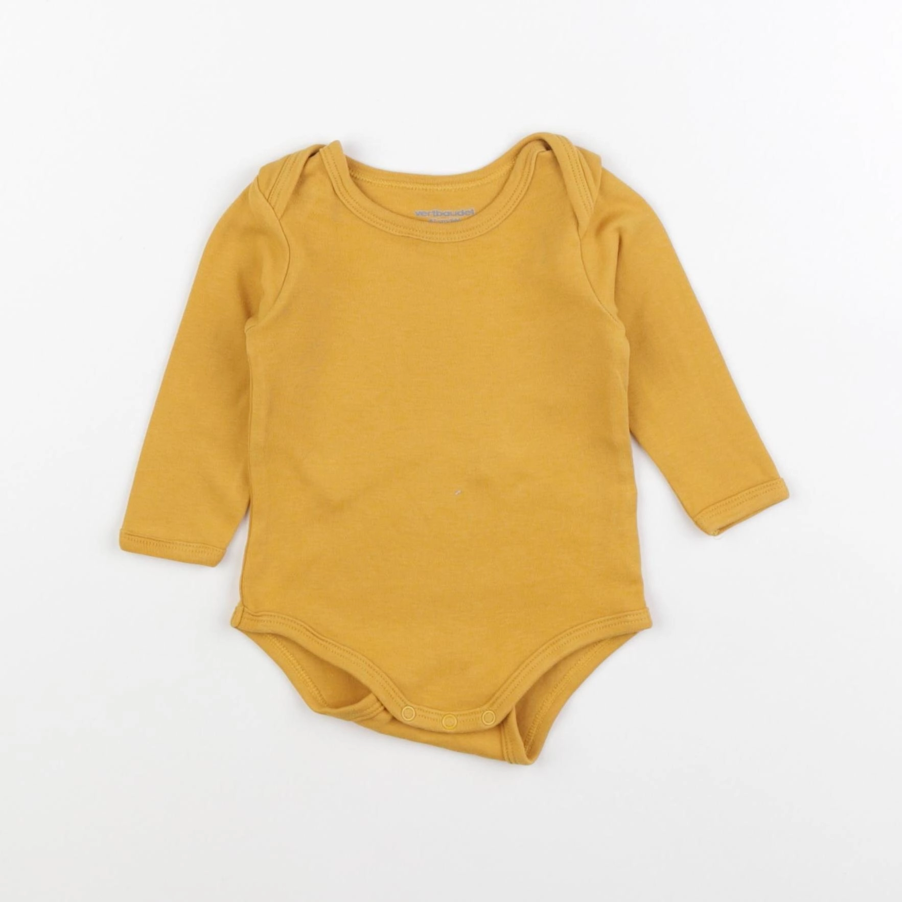 Vertbaudet - body jaune - 6 mois