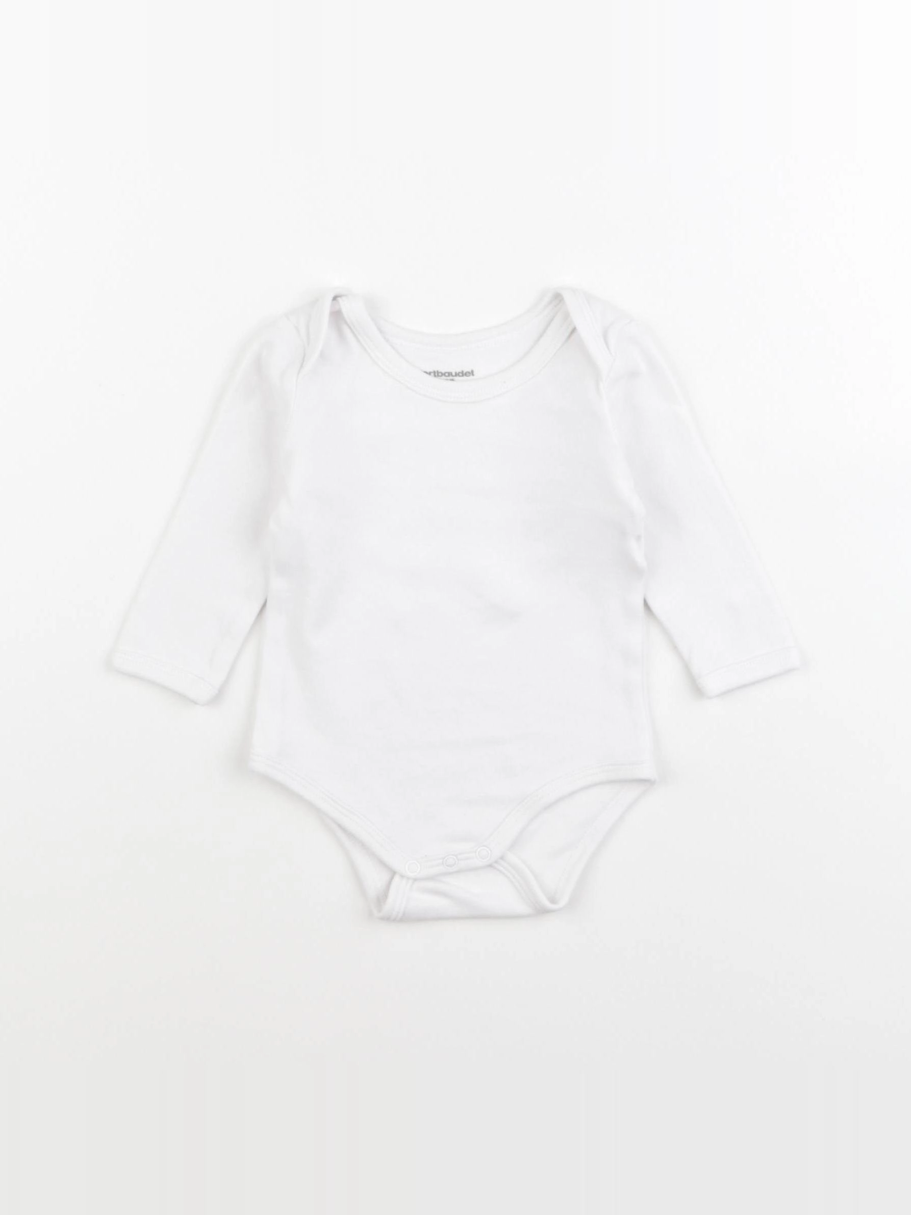 Vertbaudet - body blanc - 6 mois