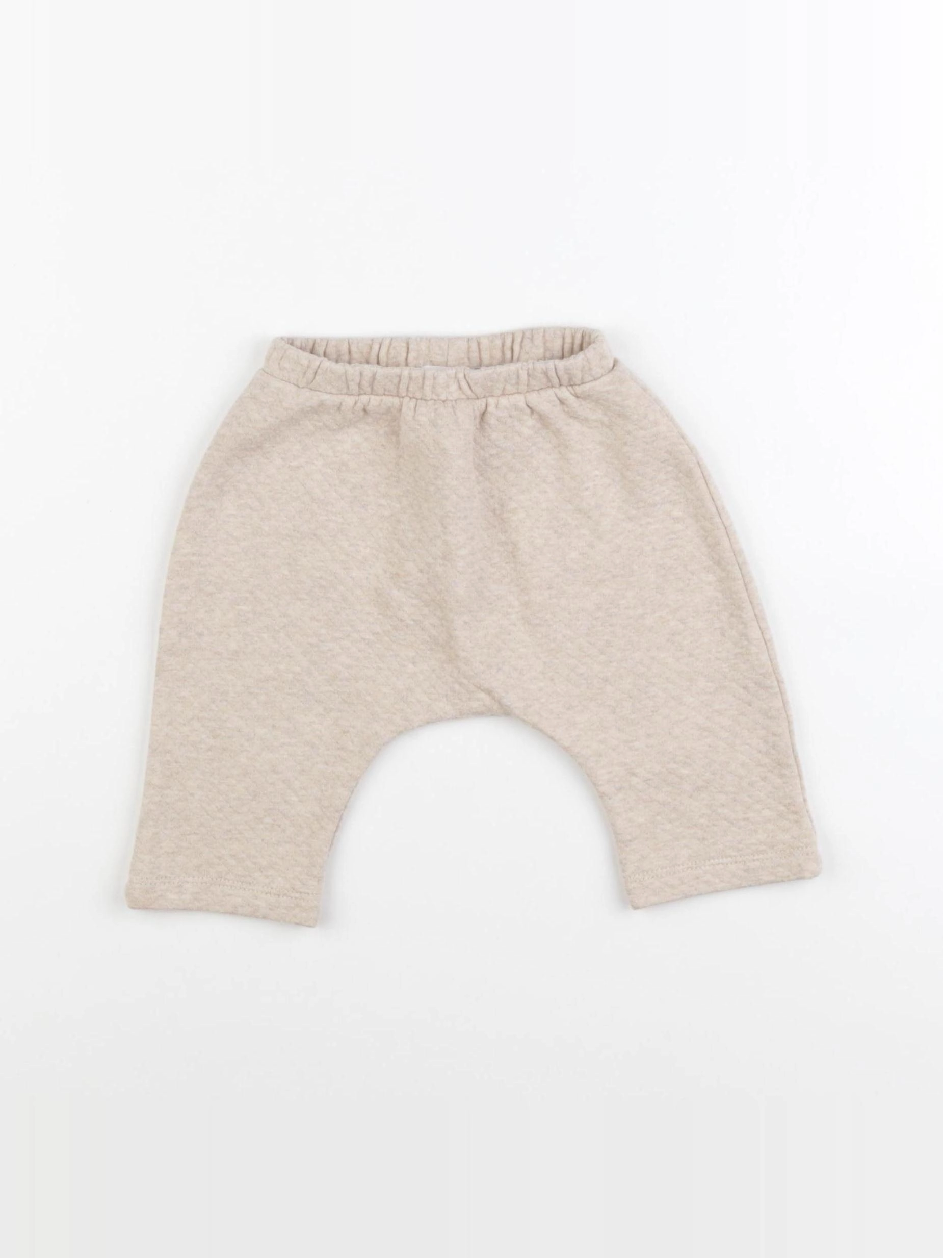 Vertbaudet - sarouel beige - 6 mois