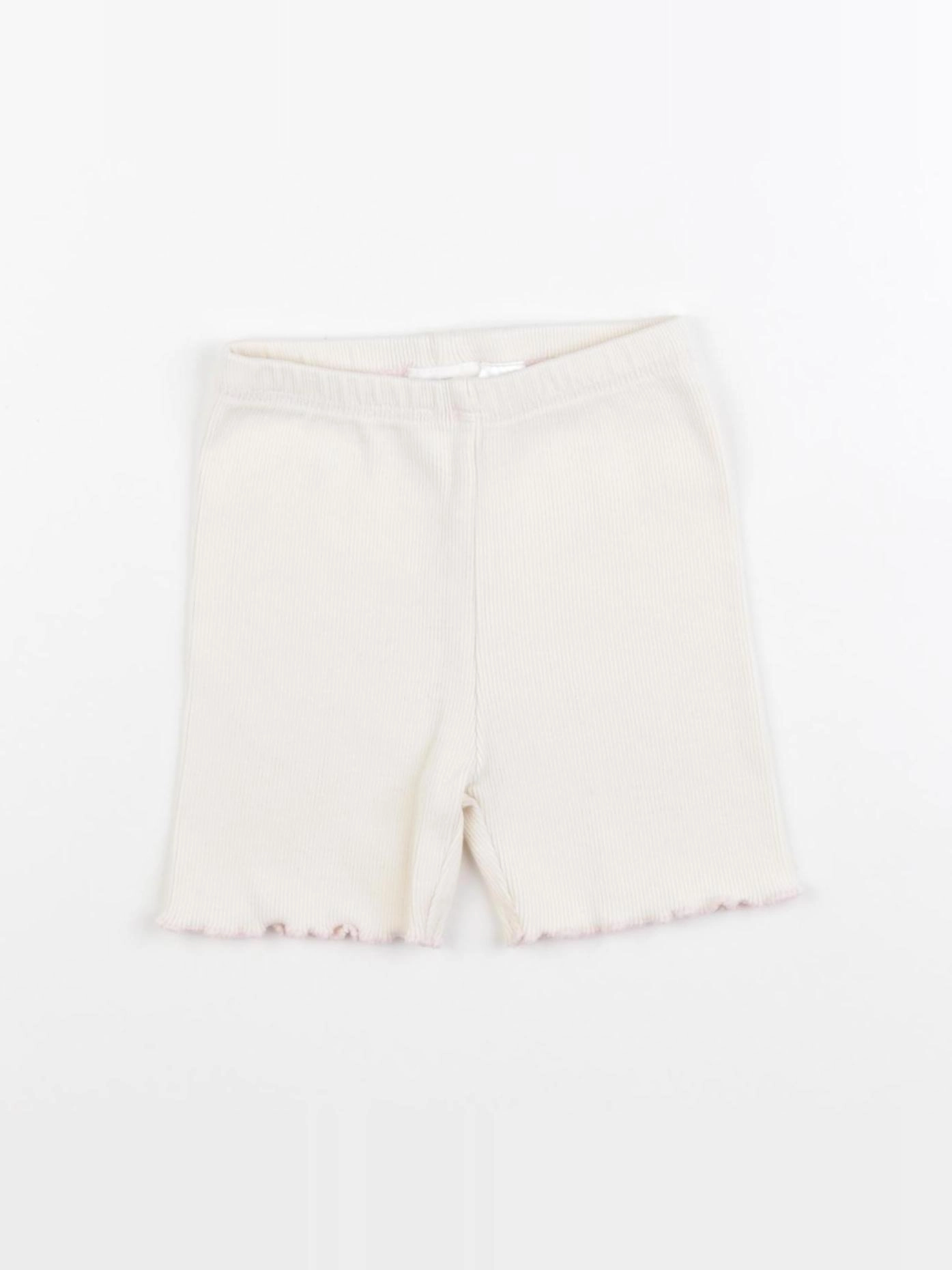 Zara - legging court beige - 12/18 mois