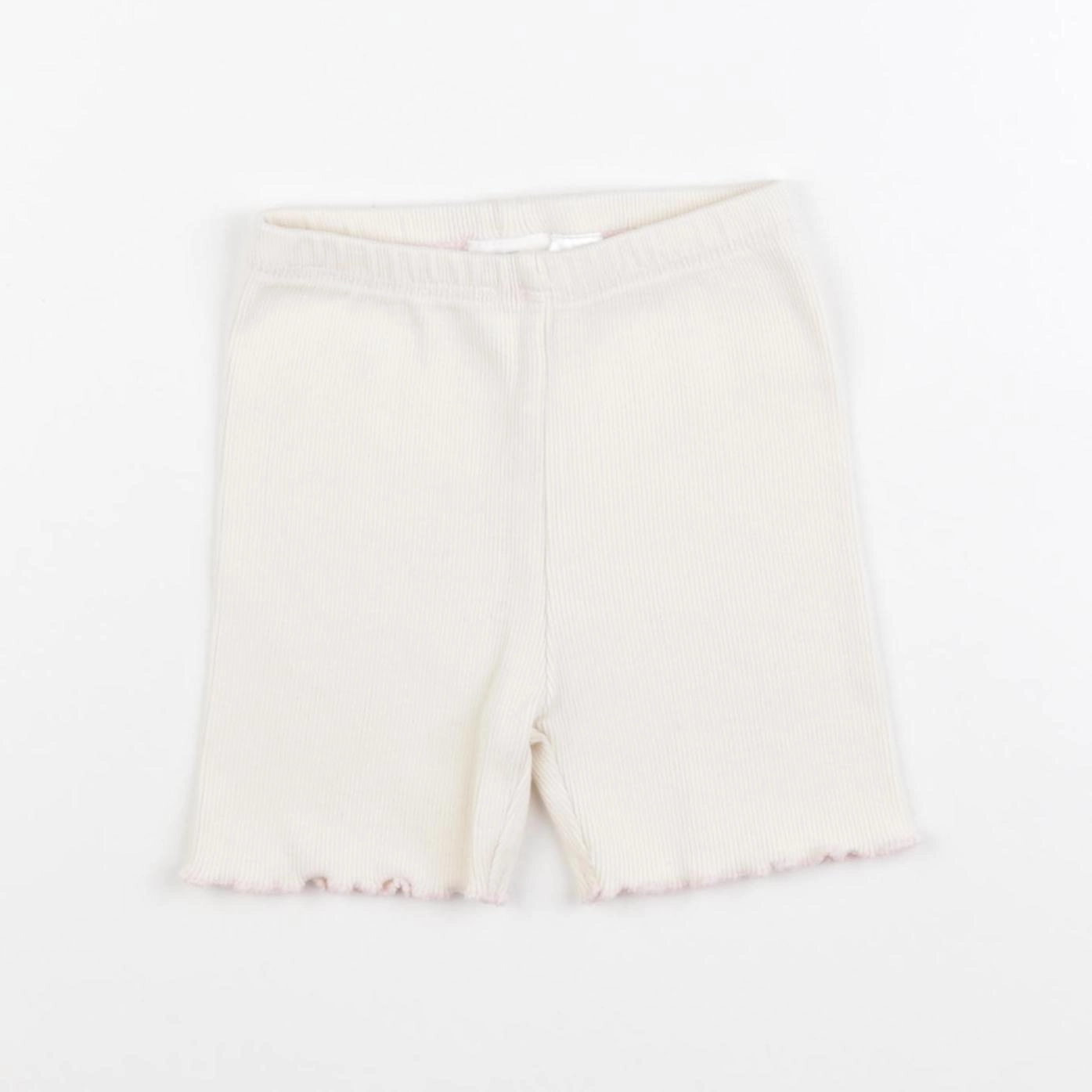 Zara - legging court beige - 12/18 mois