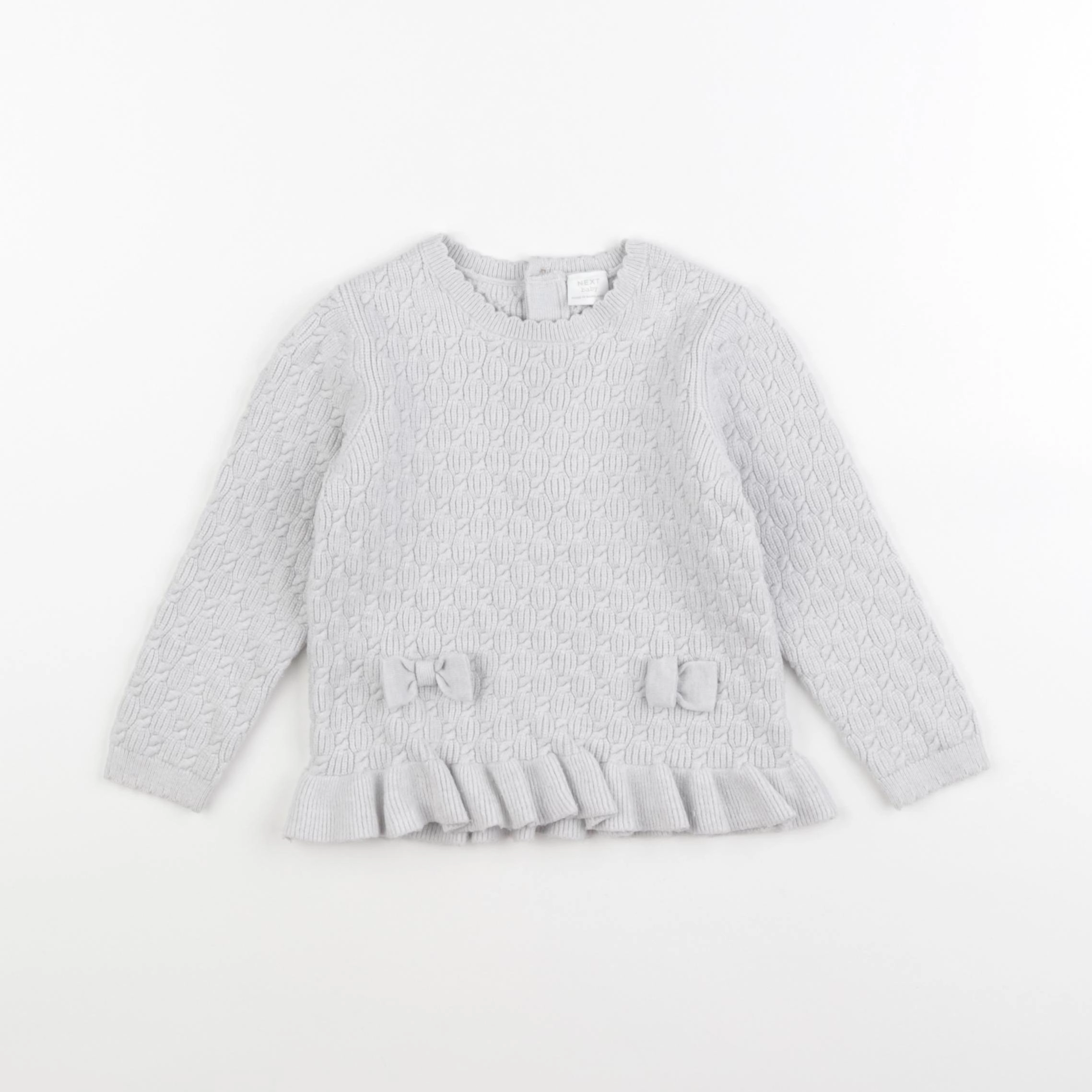 Next - pull gris - 2 ans