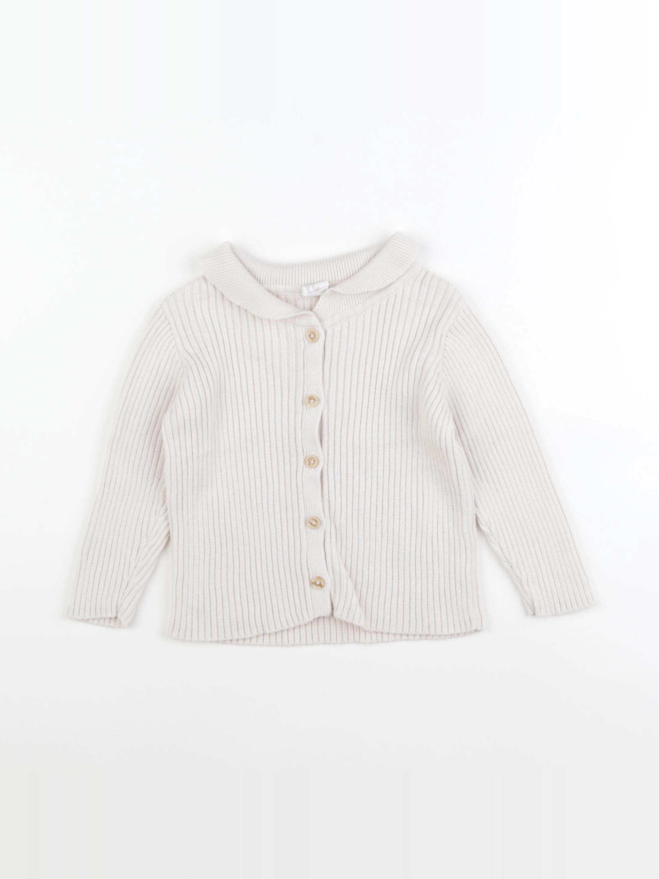 H&M - gilet beige - 12/18 mois