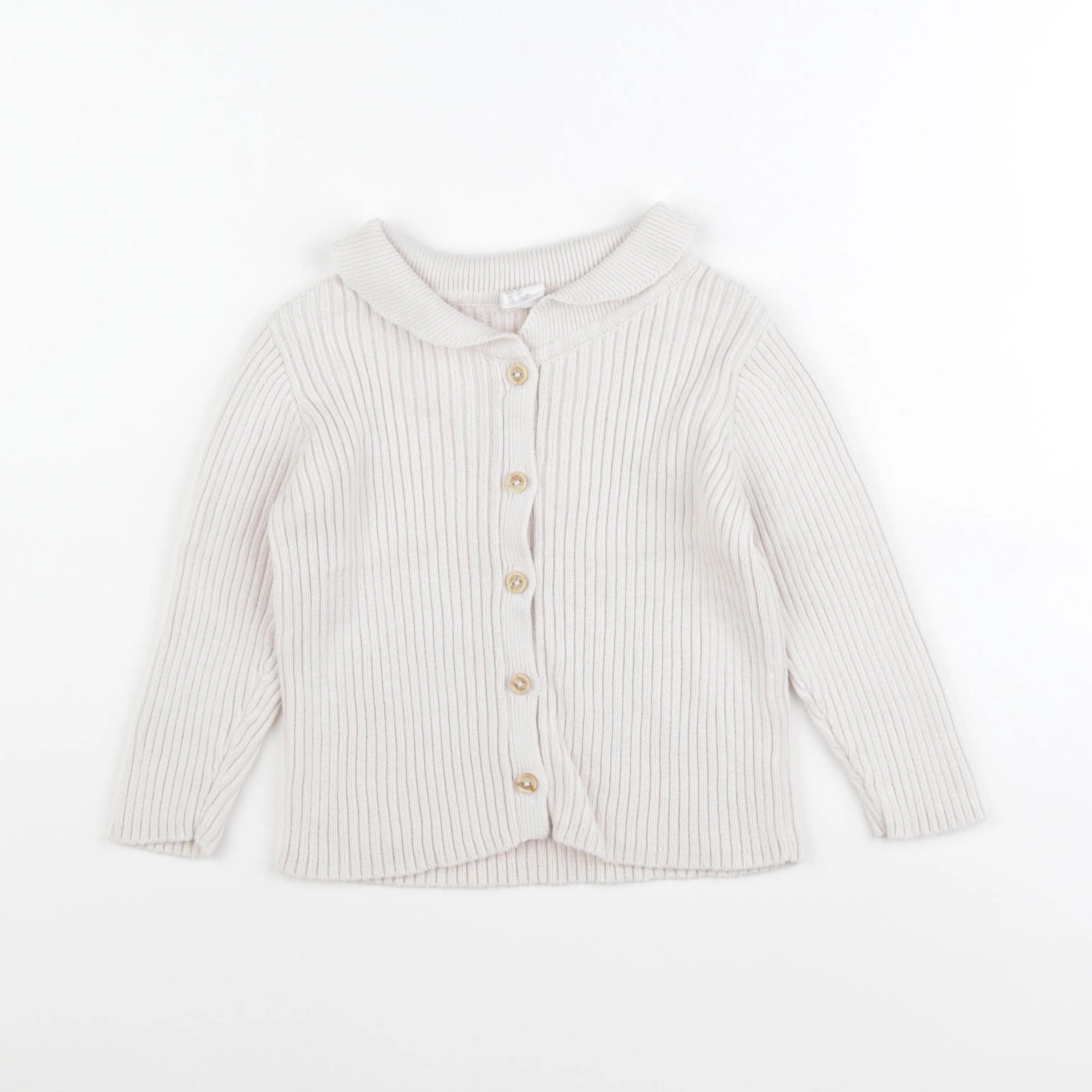 H&M - gilet beige - 12/18 mois