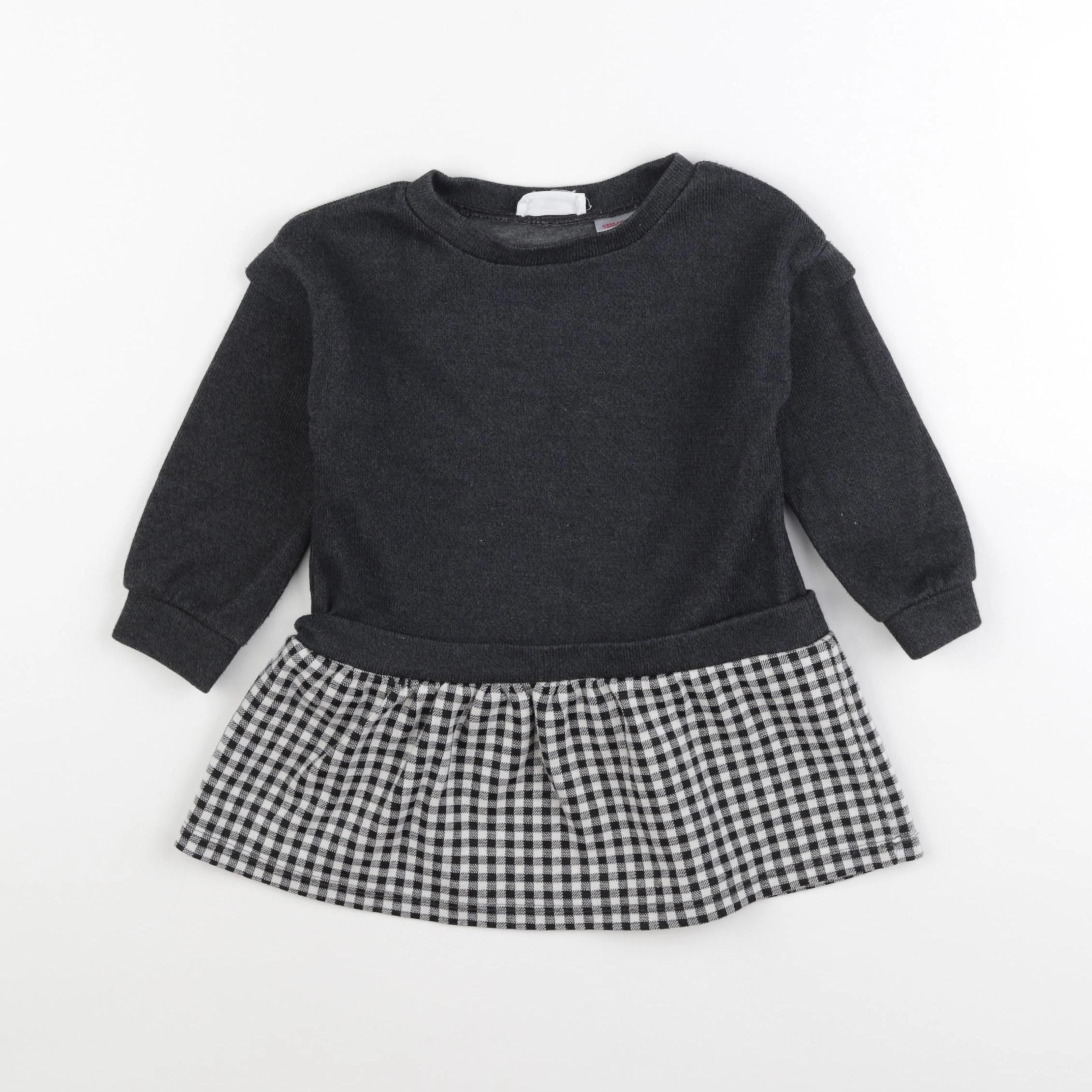 Mango - robe gris - 18/24 mois