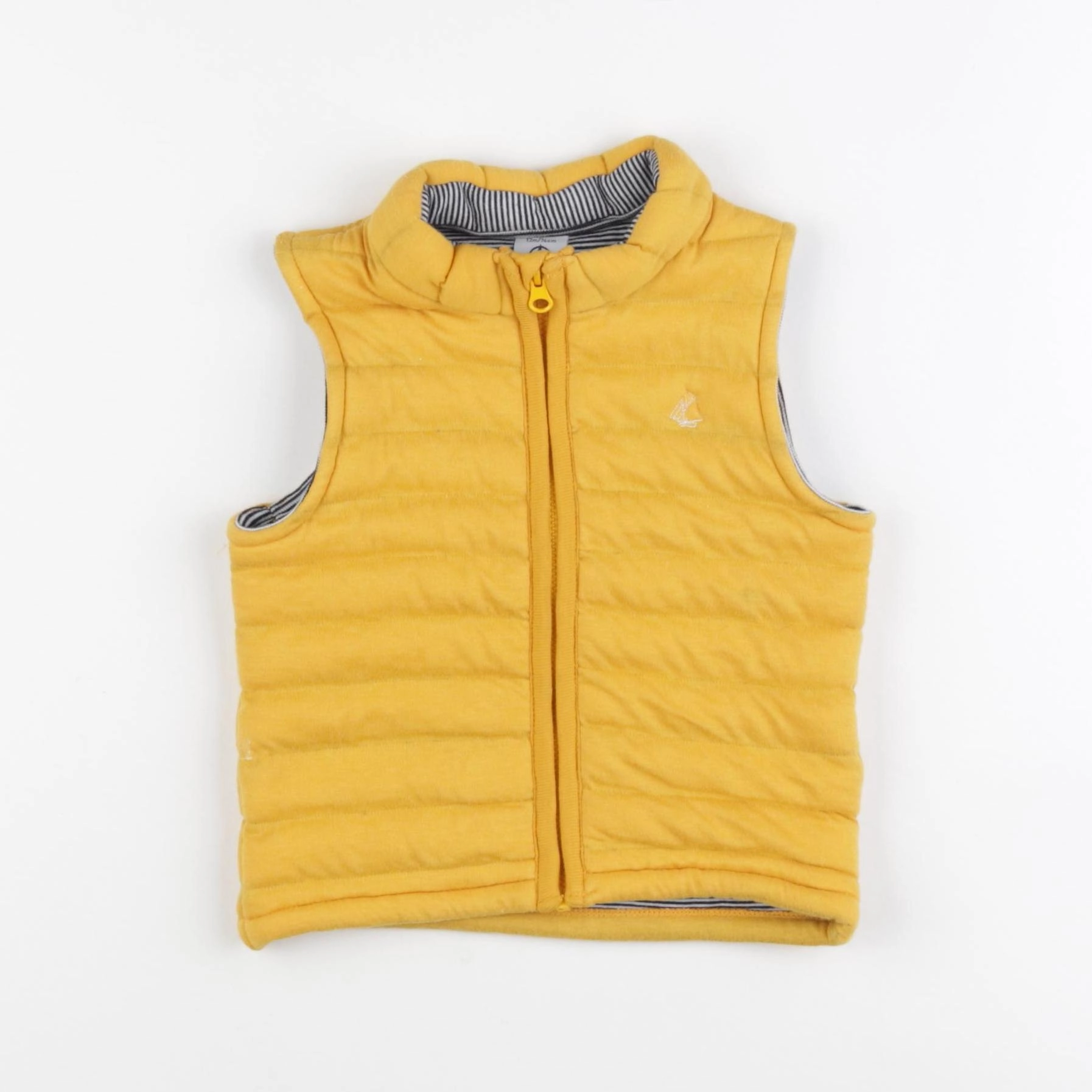 Petit Bateau - veste jaune - 12 mois