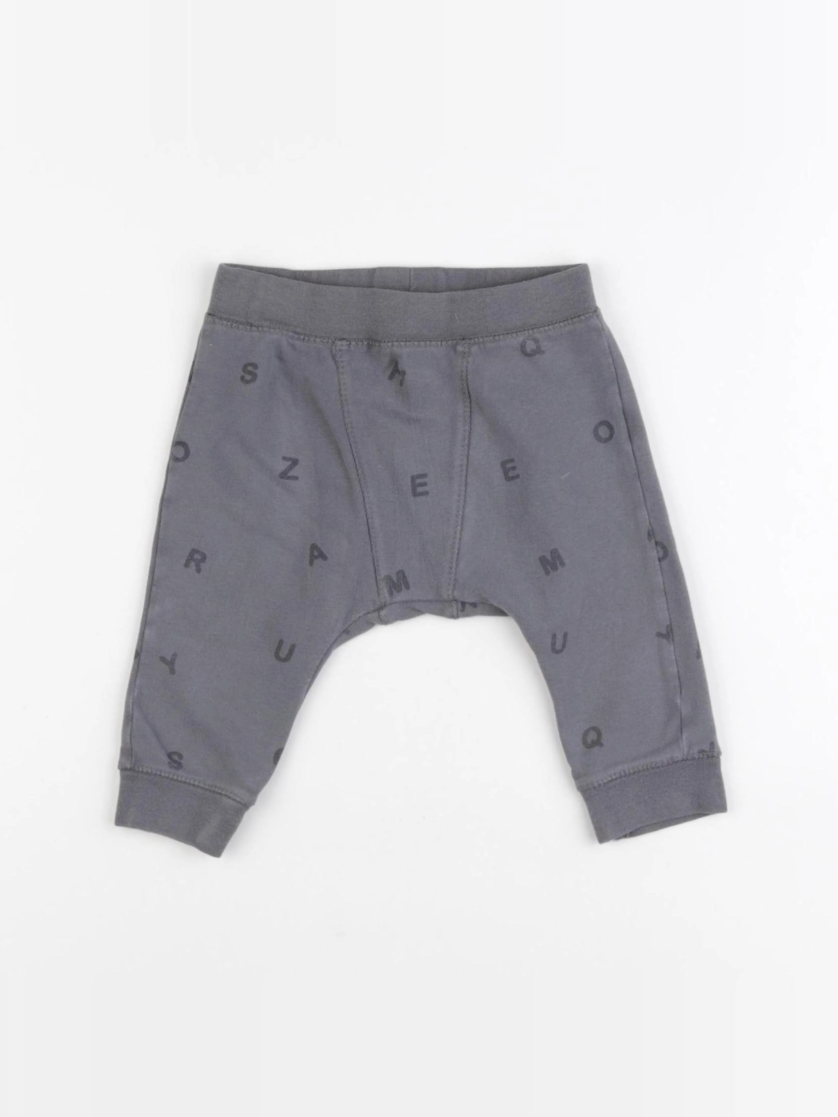 Zara - sarouel gris - 6/9 mois