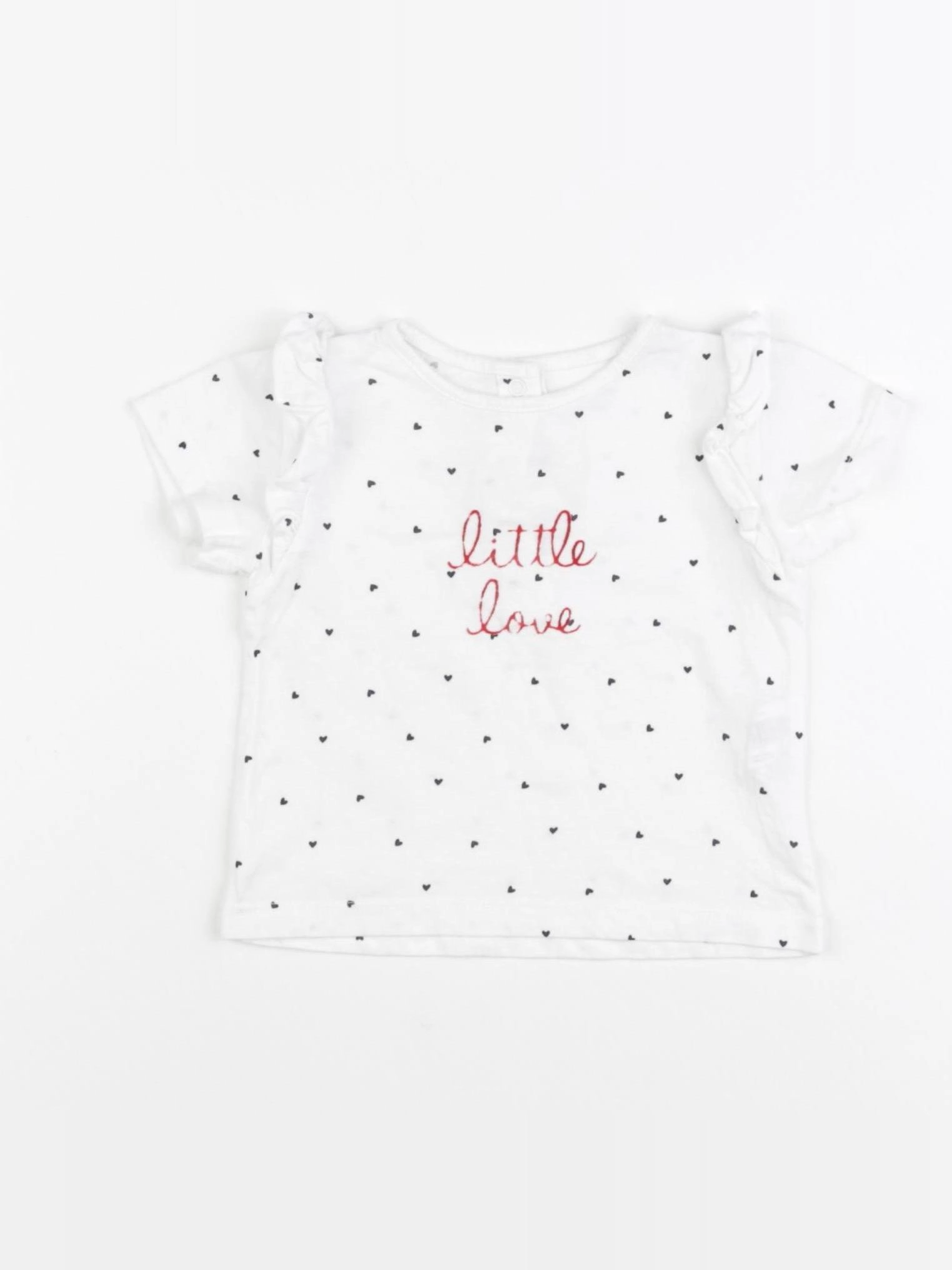 Boutchou - tee-shirt blanc - 3 mois
